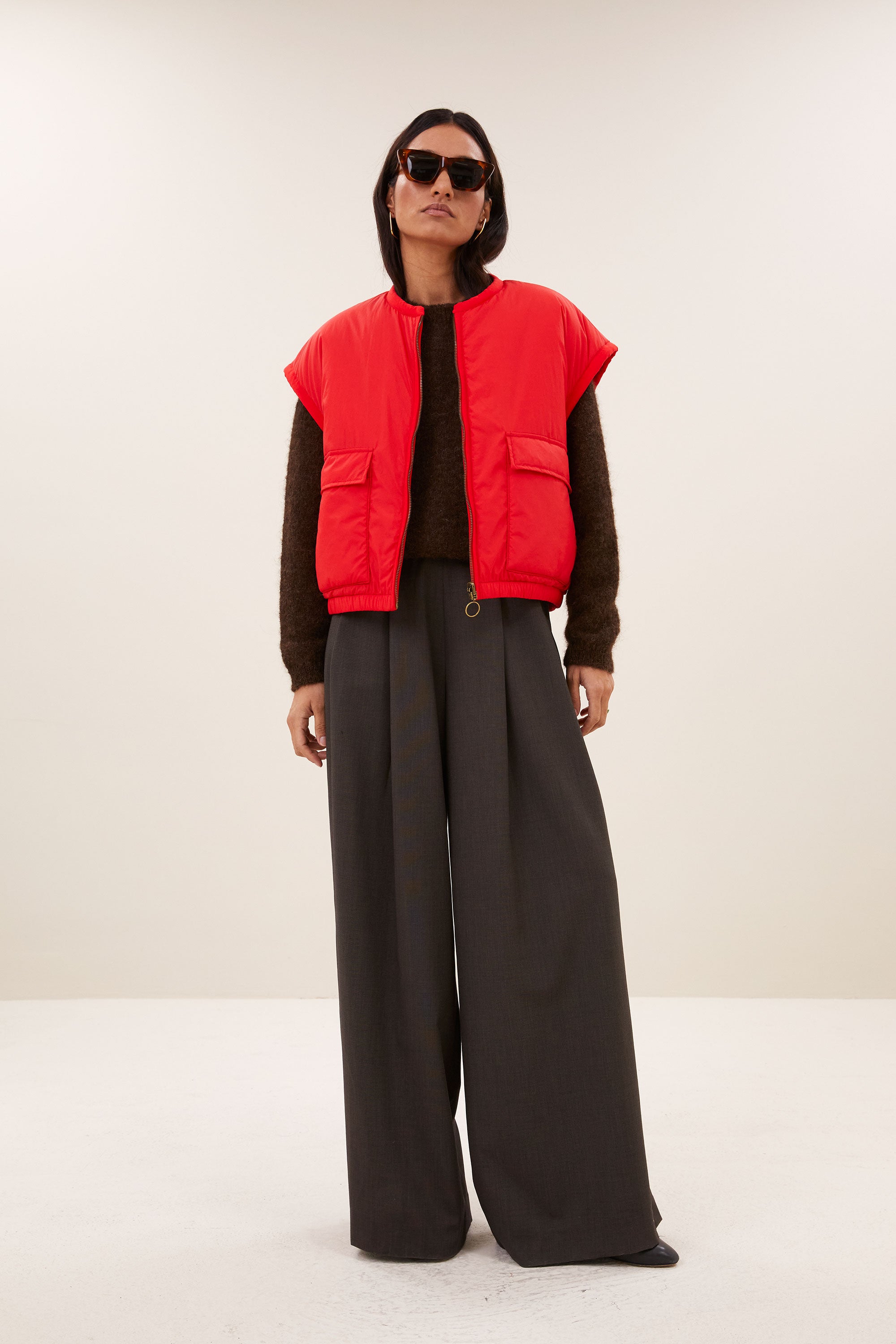 BY-BAR 26419003 gio sleeveless-poppy red