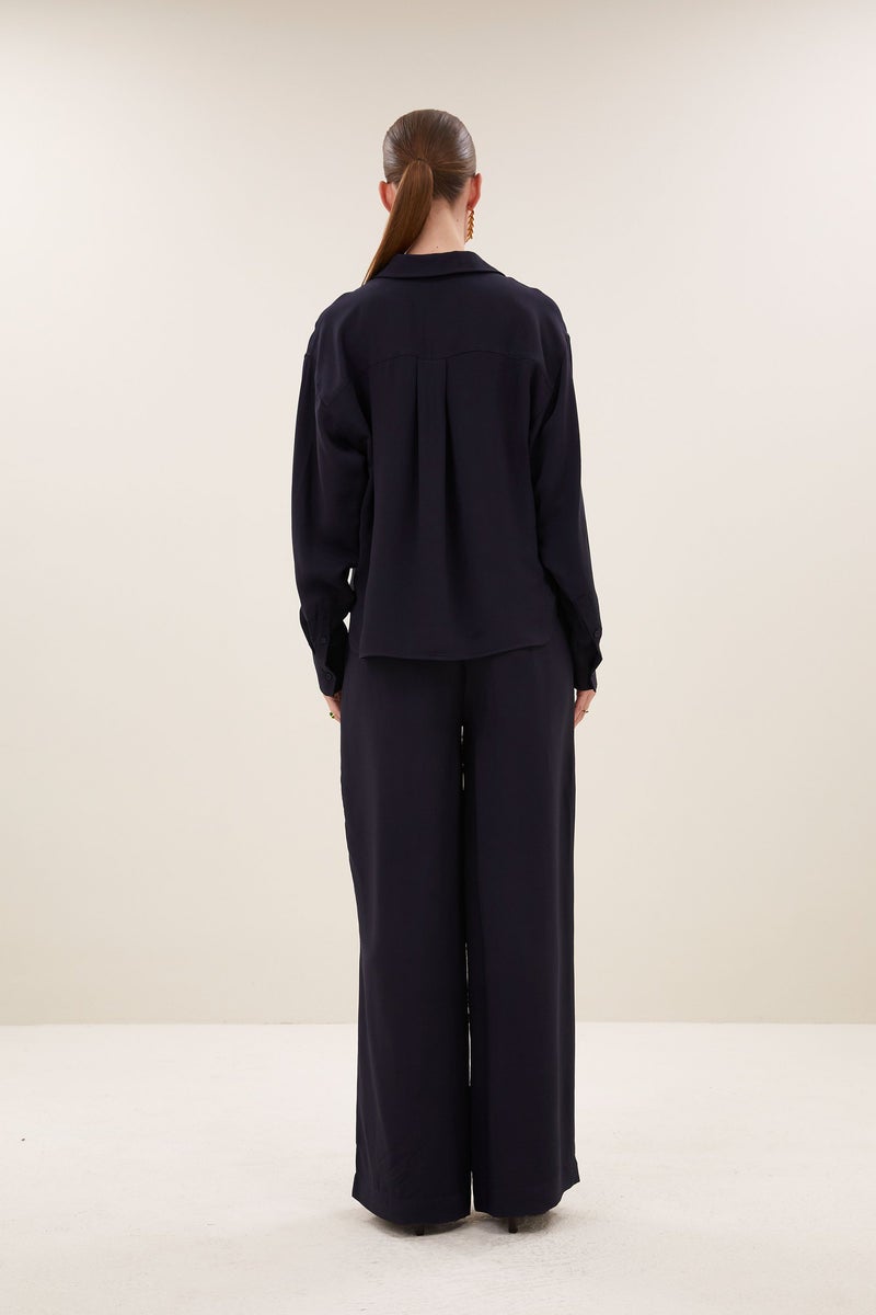 BY-BAR 26412042 kris satin stripe blouse