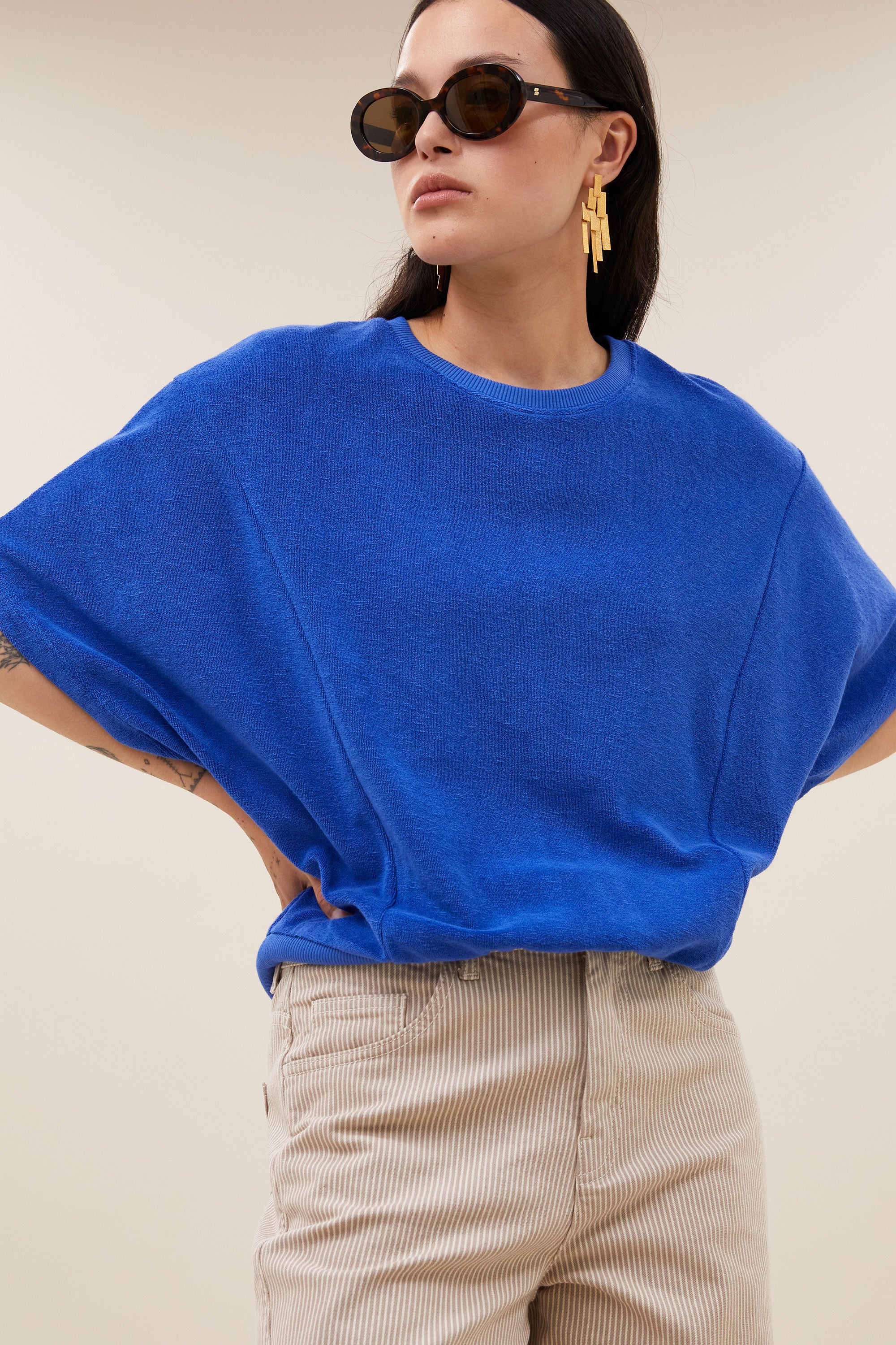 BY-BAR 26211007 Nuki Slub Top
