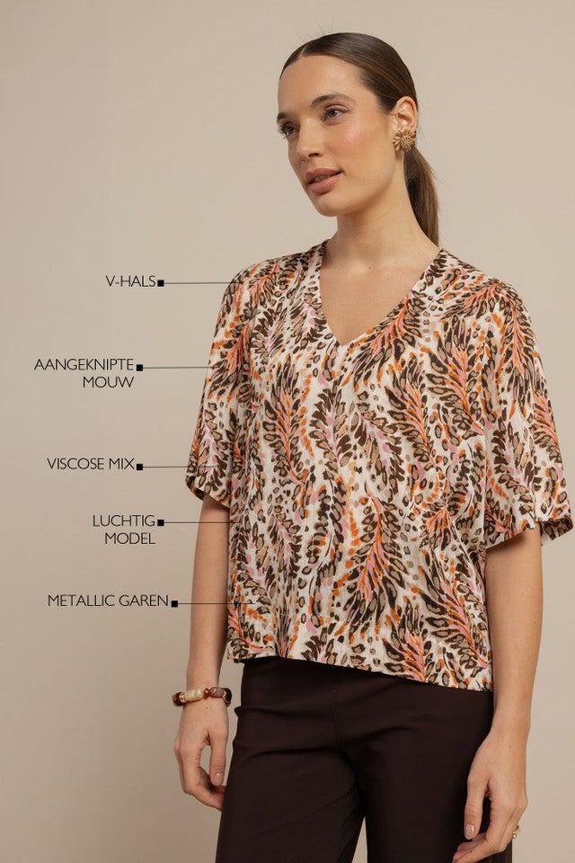 STUDIO ANNELOES 13865 Madison feather top