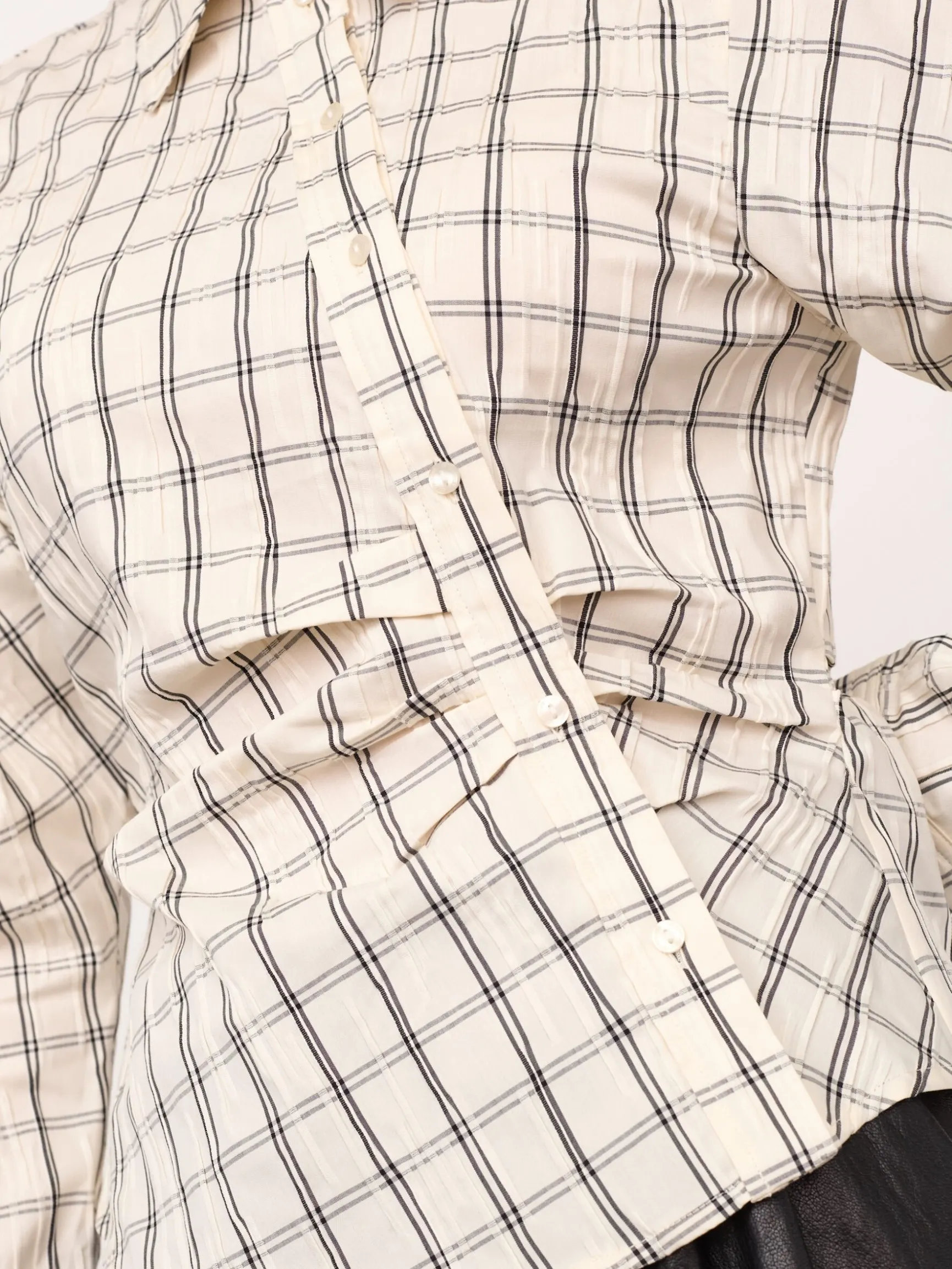 CO'COUTURE 500183 BisoCC AsymCheck Shirt