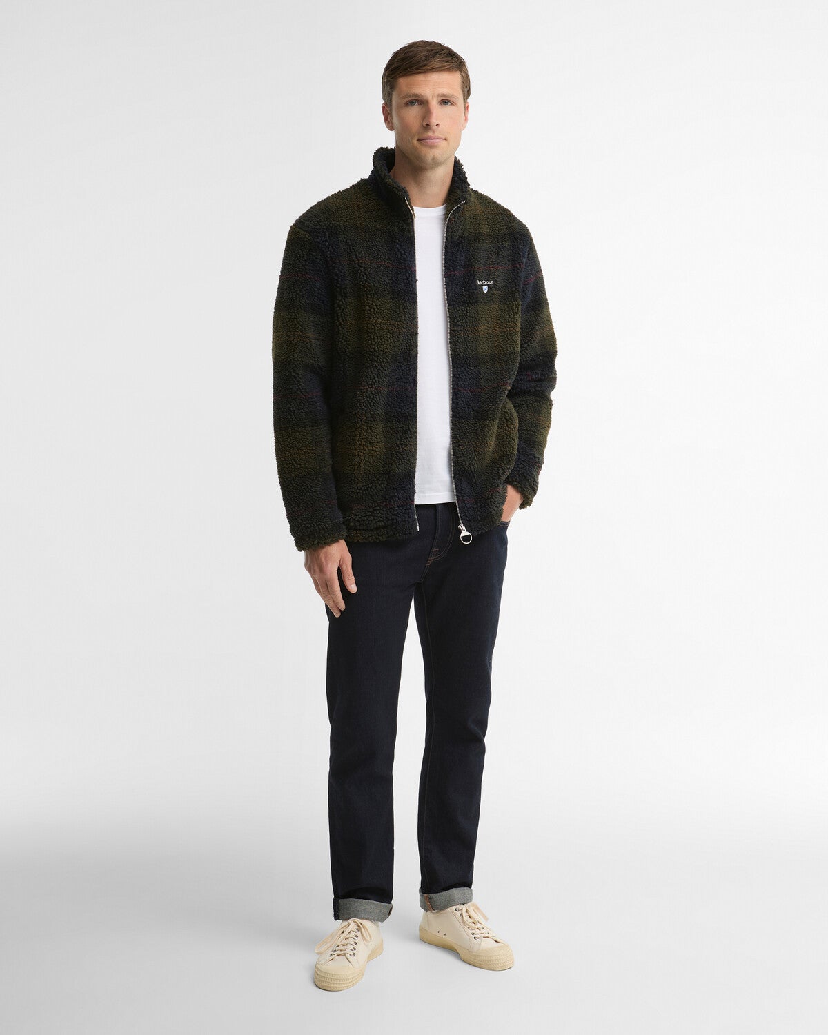 BARBOUR MFL0187 TARTAN FLEECE ZIP THROUGH SWEATSHIRTjack
