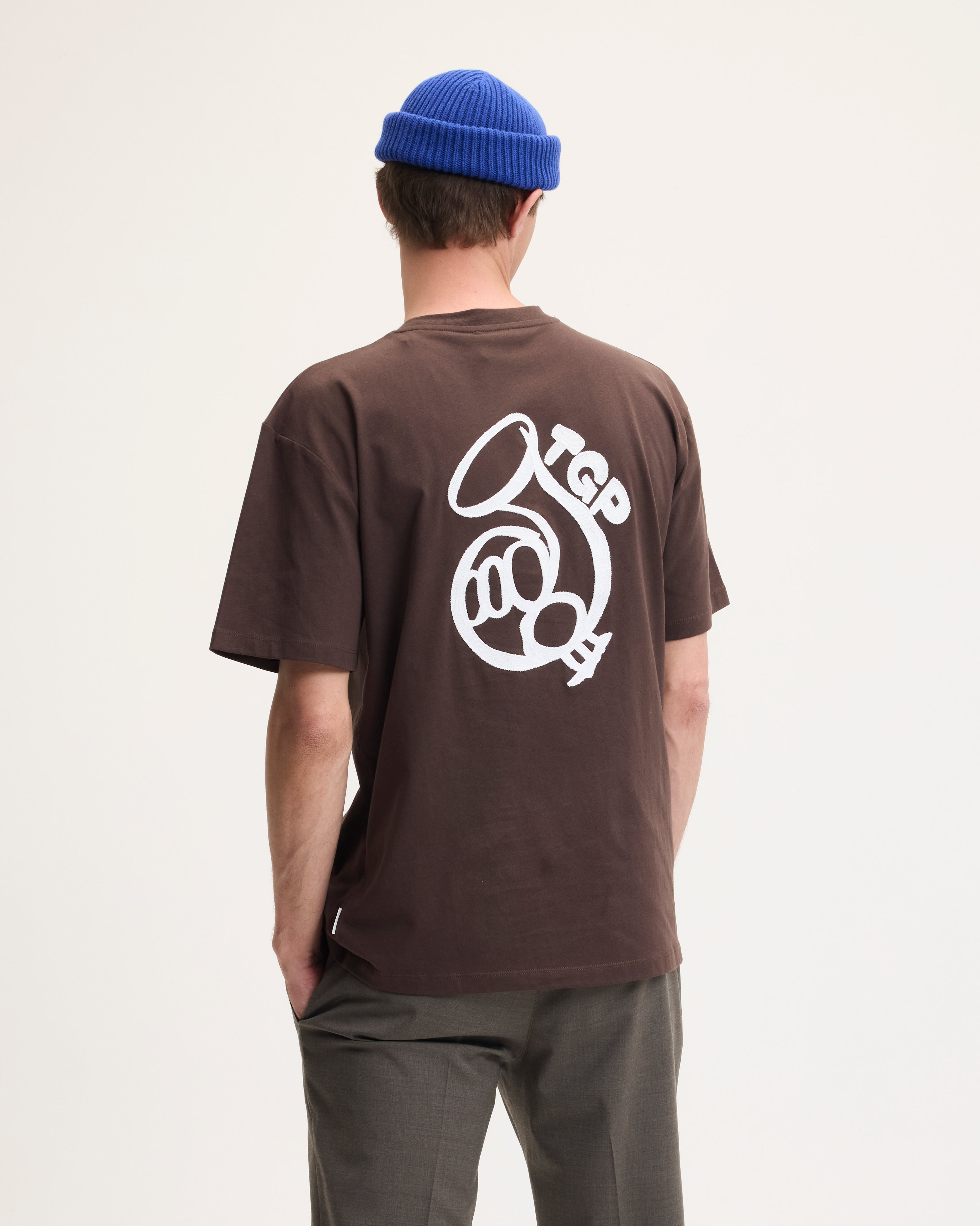 THE GOODPEOPLE TOOK 26020908 t-shirt bruin