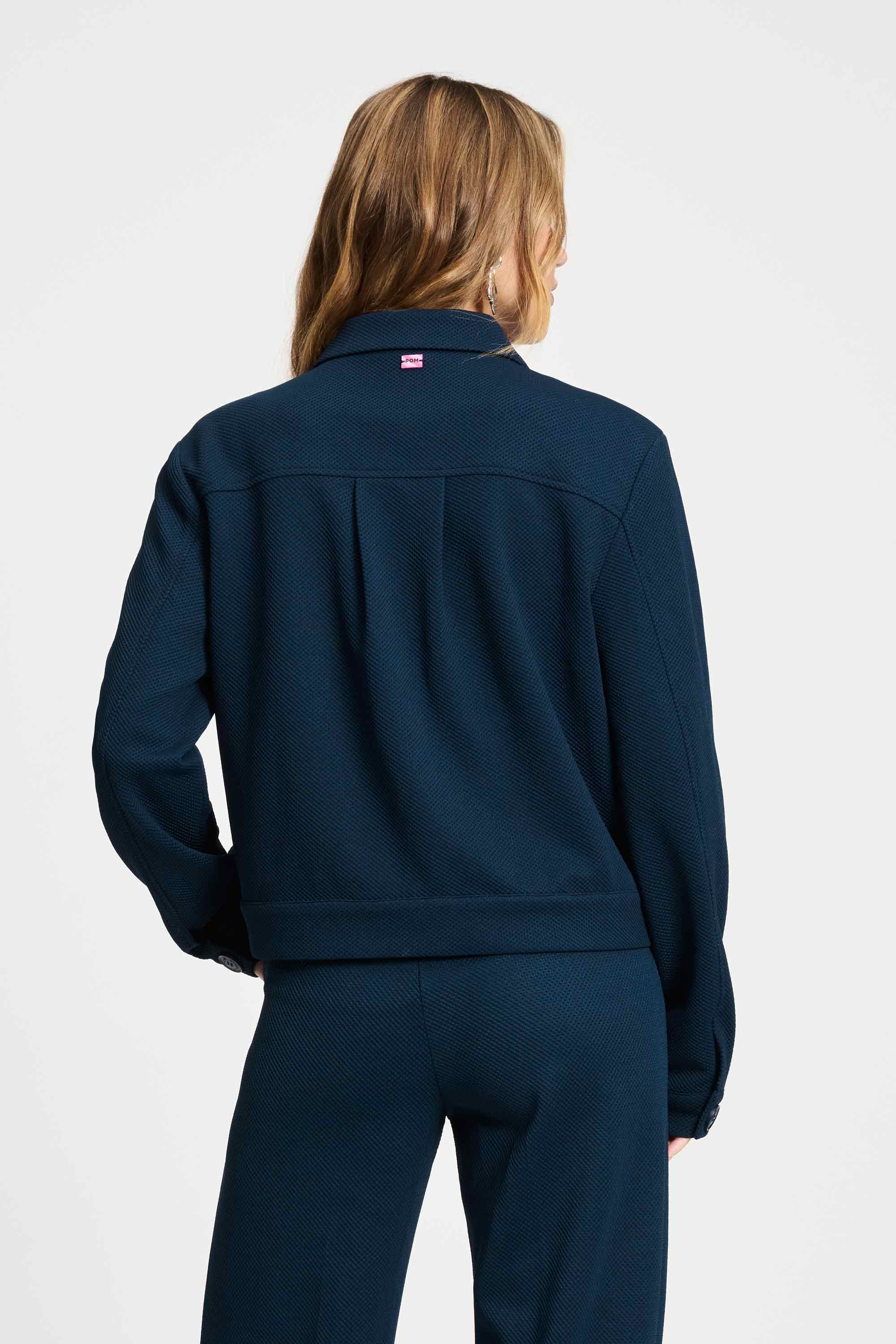 POM SP9393 JACKET - IRIS ETERNAL BLUE