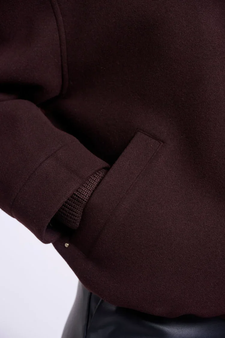 RINO & PELLE Mona.7002611 Bomber Jacket-chocolate