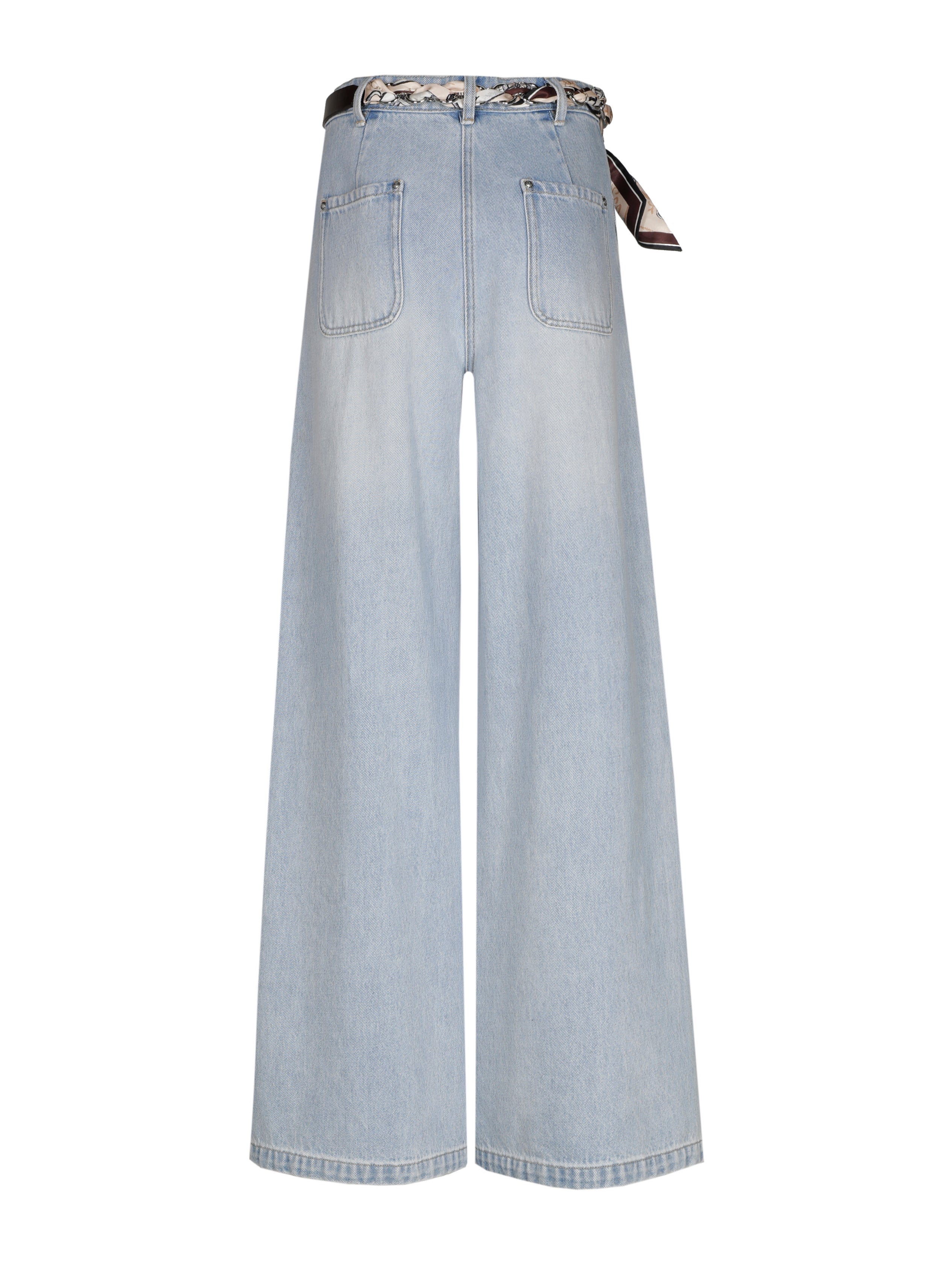 CarolineBiss 4505/25 Broek jeans met ceintuur