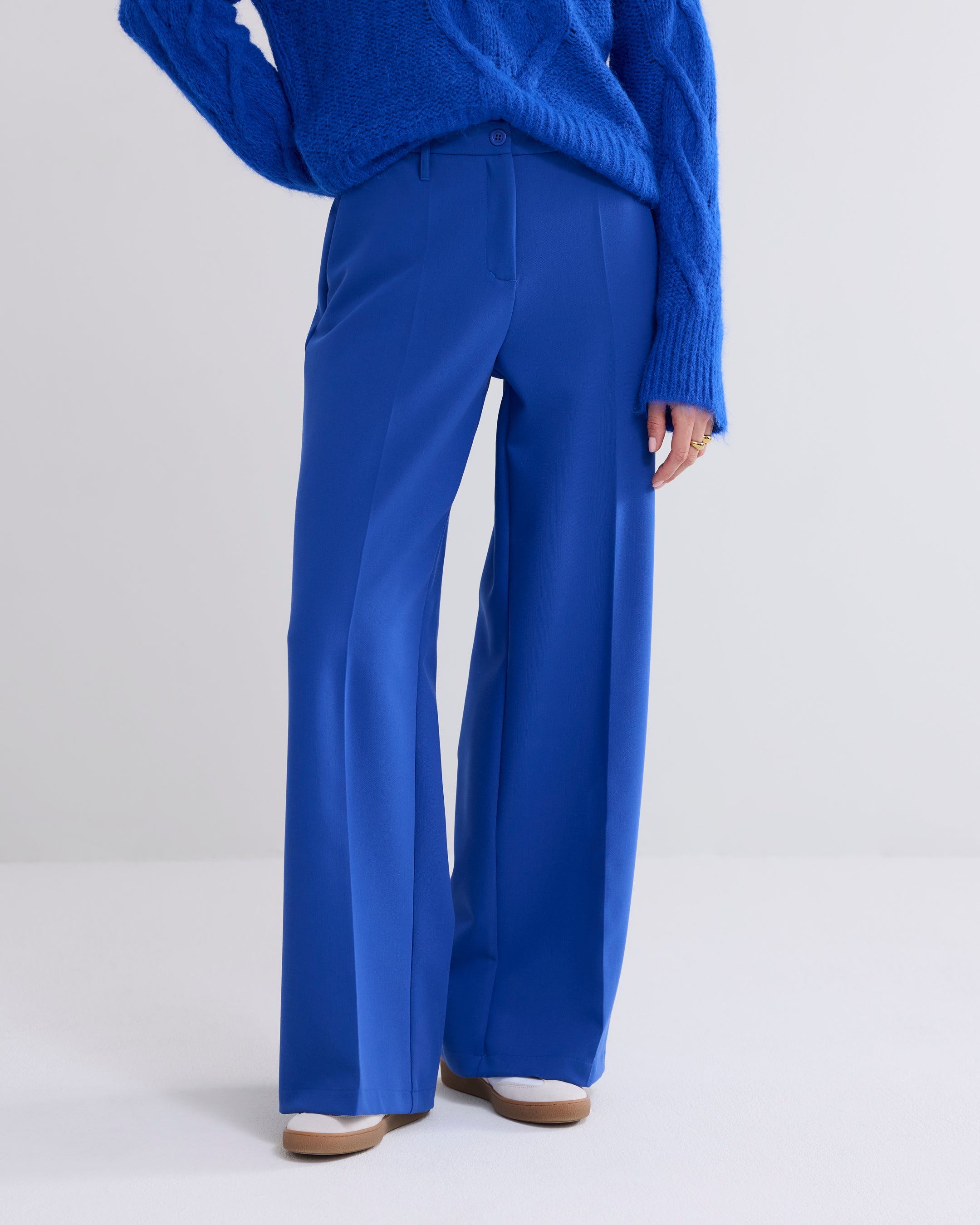 SUMMUM 4s2369-11680 Pantalon-Royal blue