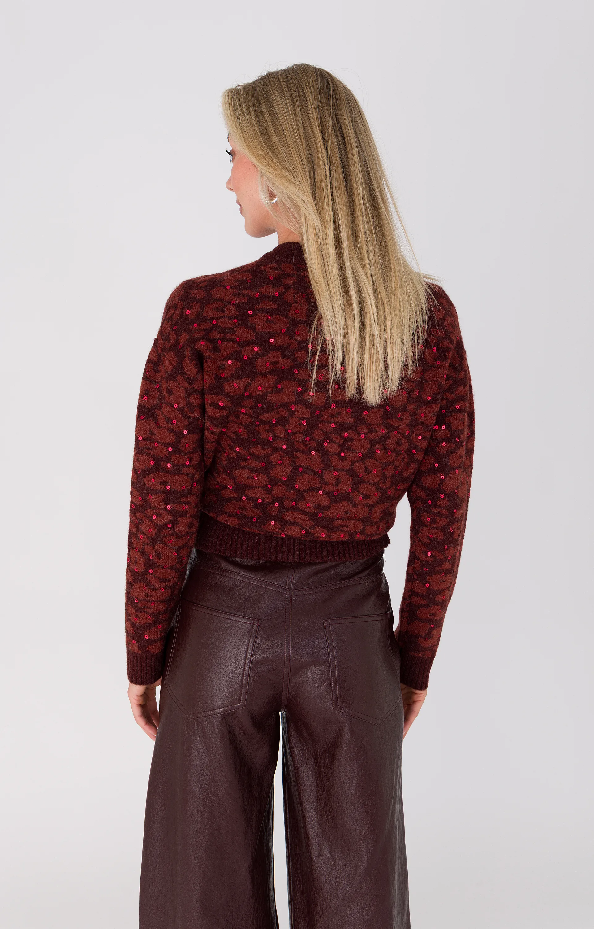 ANNA VEST MET MERLOT DESSIN 34a10-02643 Vest