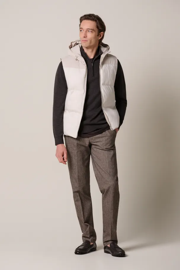PROFUOMO PPXU30006B Hooded bodywarmer