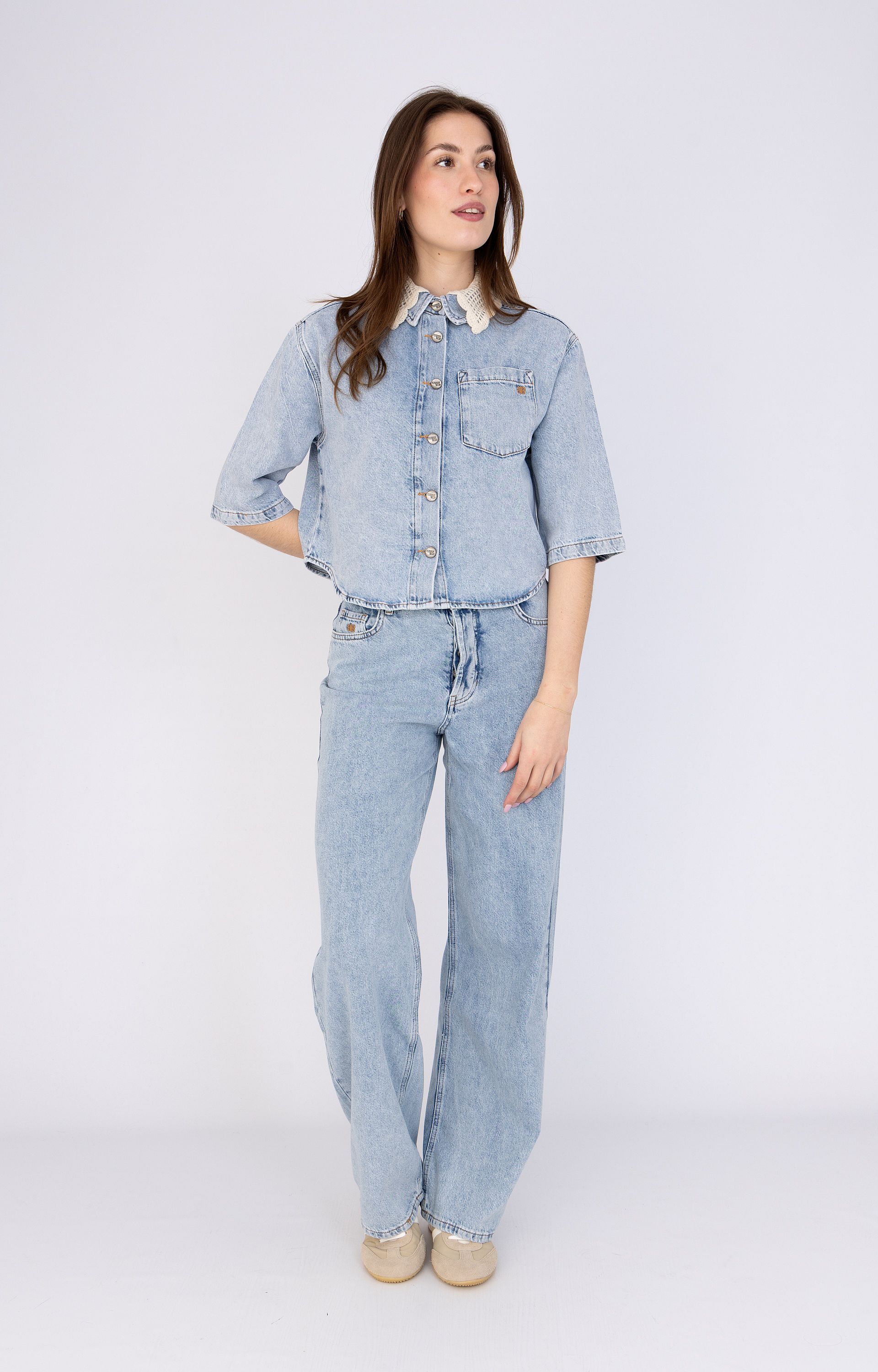 ANNA BLUE B11-02-Jeans Wider