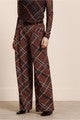 STUDIO ANNELOES 14080 Ireen pleated check trousers