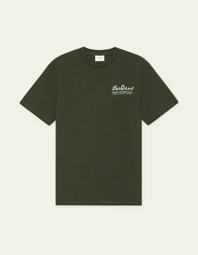 LES DEUX 1002484 RURAL T-SHIRT groen