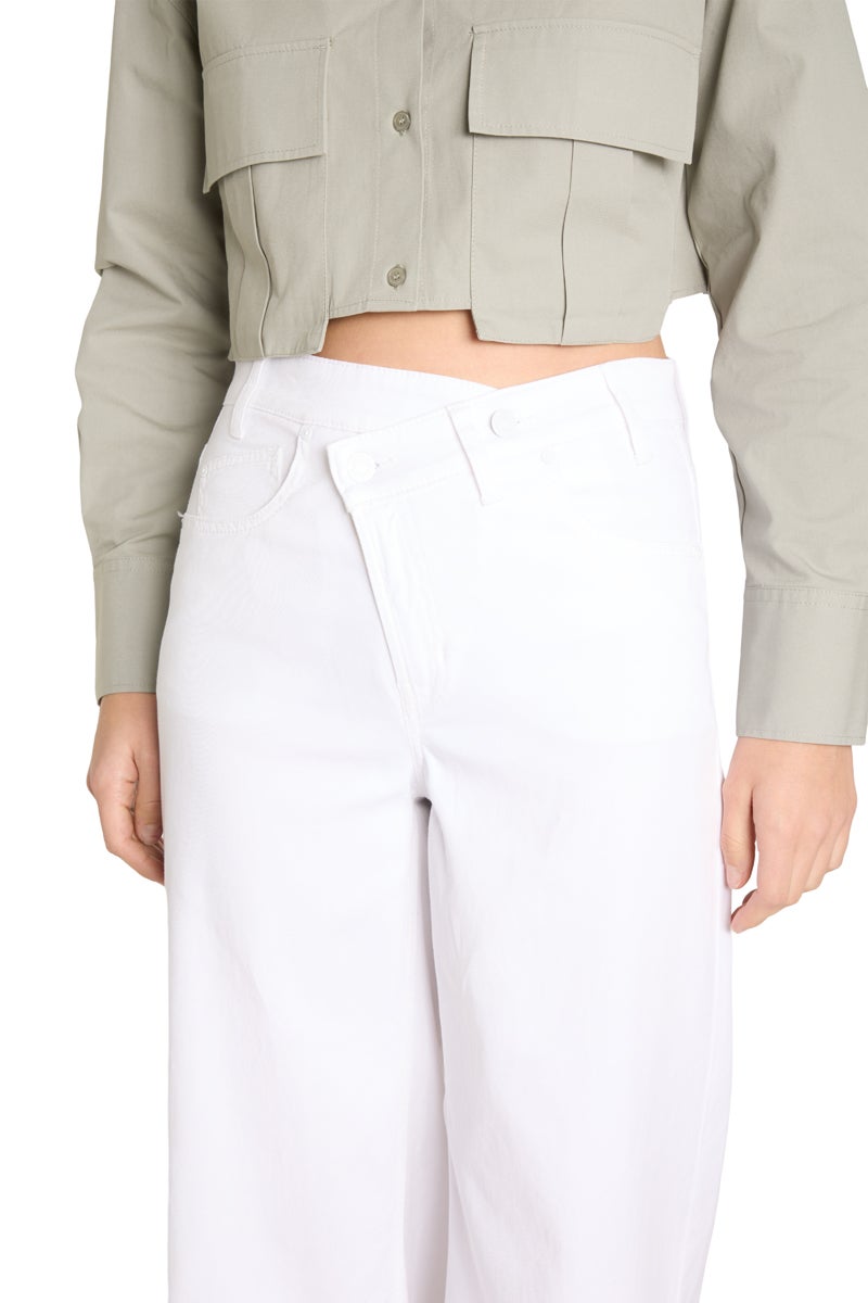 Cambio 7609 0132-02 Baggy Asymmetric-Pure White