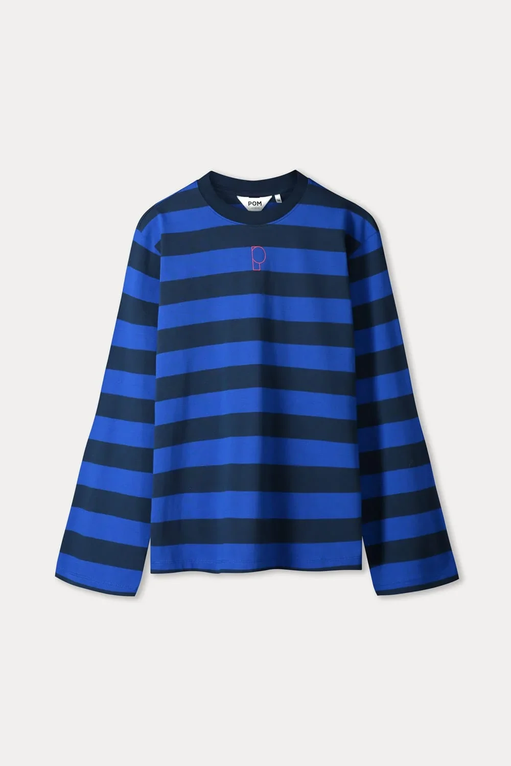 POM  SP9809  LONGSLEEVE  - Joy blue striped