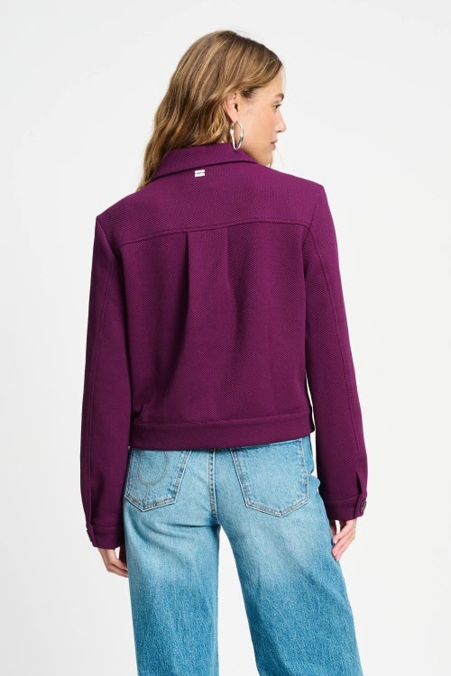 POM SP9369 JACKET - Iris Plum
