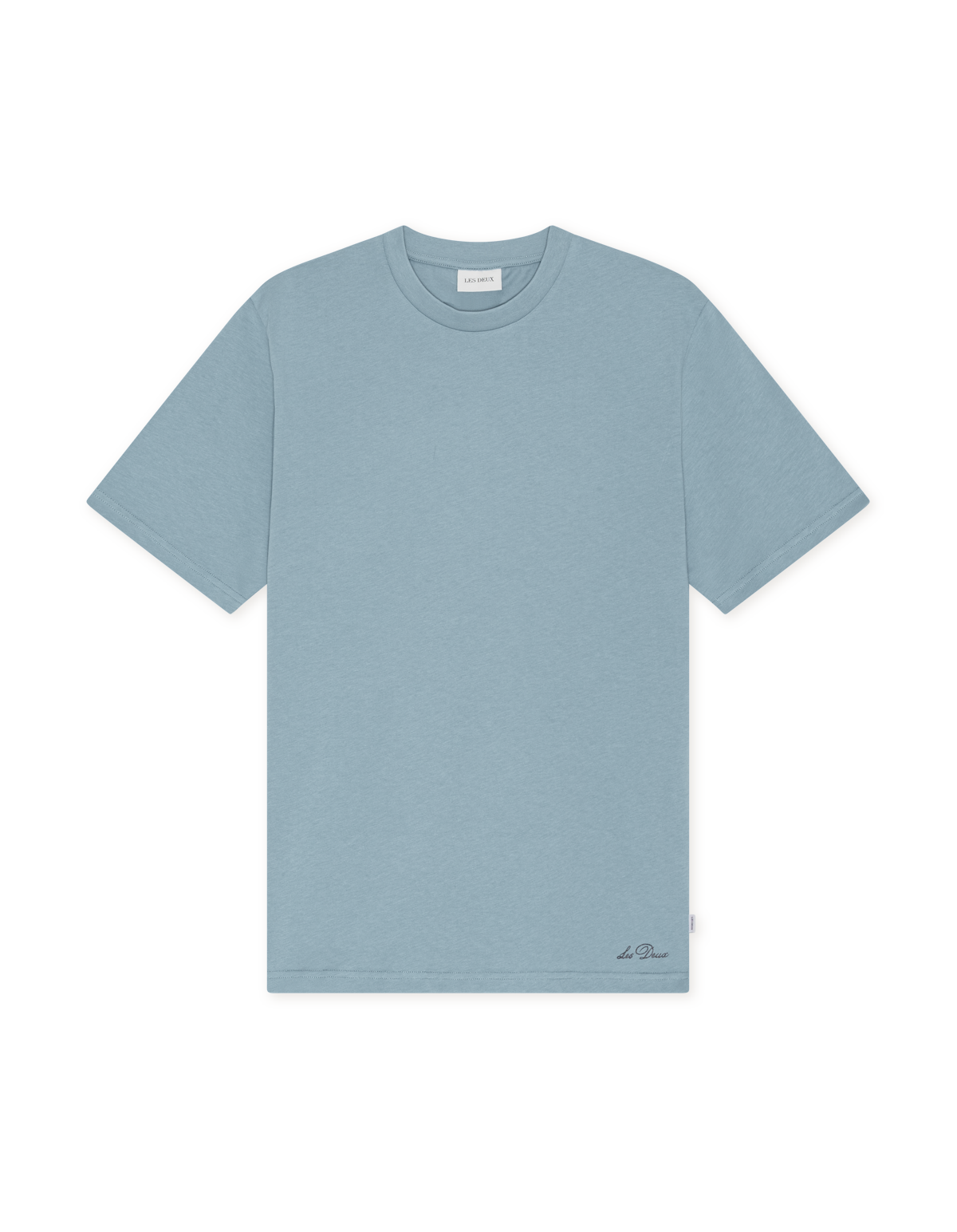 LES DEUX Plant T-shirt 1001990 - Faded Denim Blue