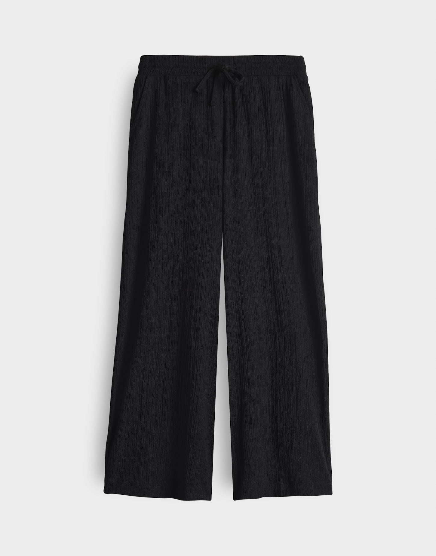 OPUS 1042415798100 Mileni crinkle wijde culotte-black