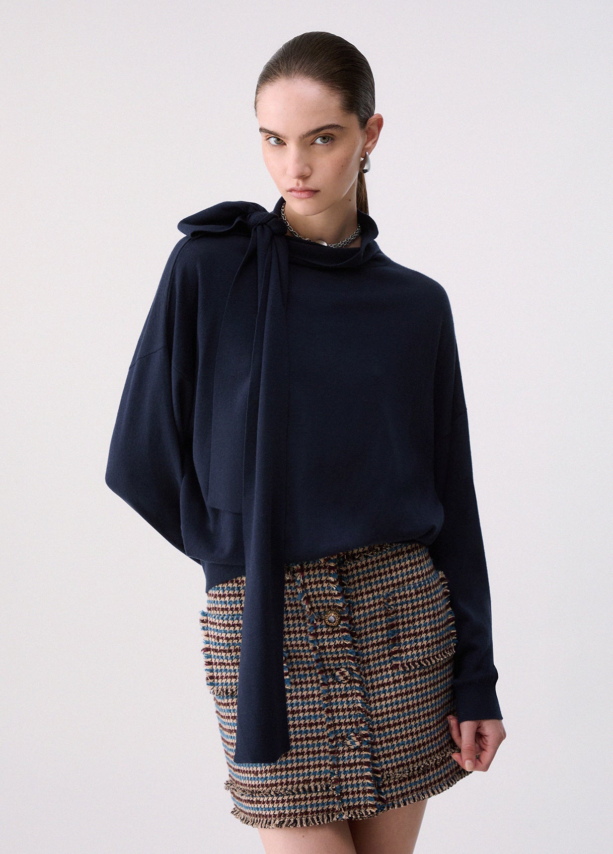 LIU JO WF6445MA16R Maglia Chiusa top navy