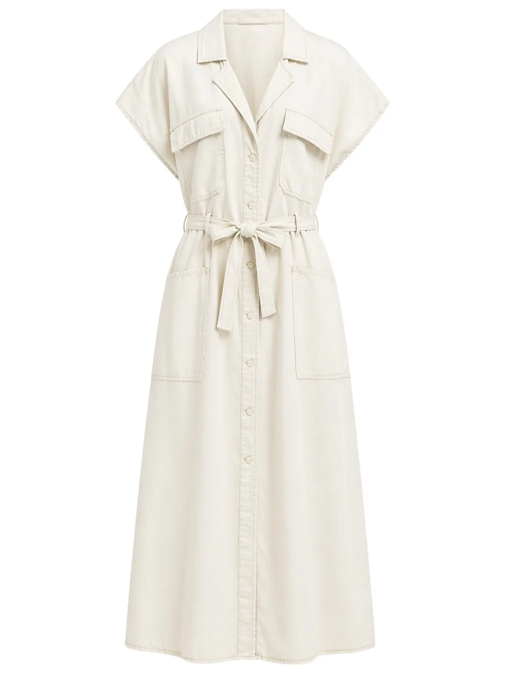 FLORÈZ CR0446 Dina dress-soft white