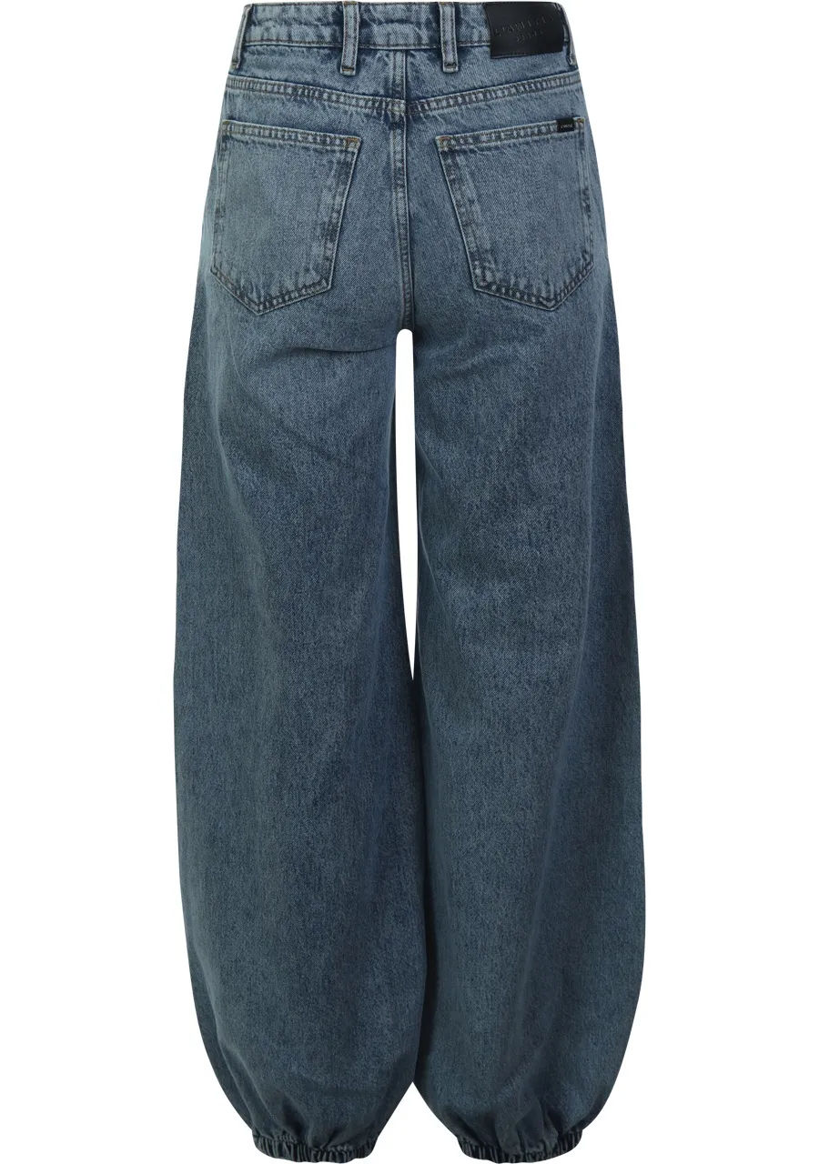 HAUTE L'AMITIE HL10655 Denim HaremTall Pants