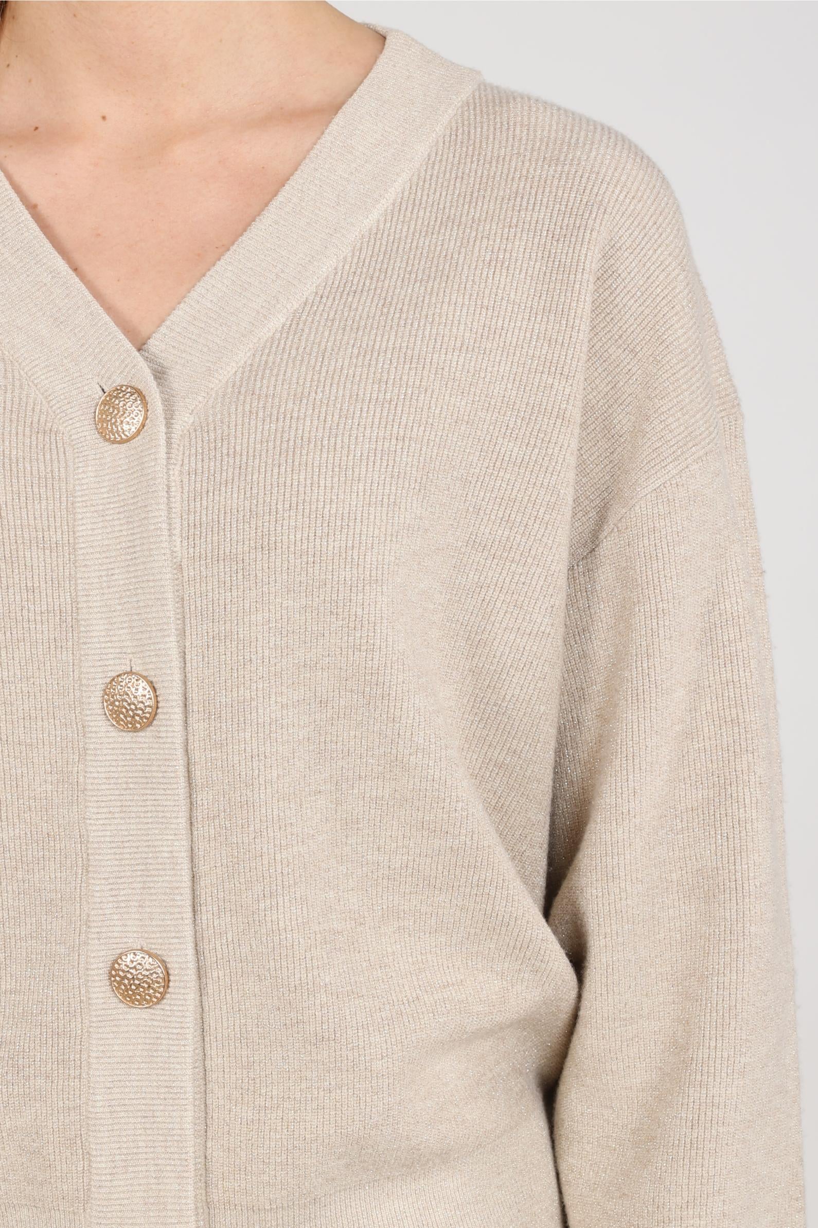 NUKUS NKF05039 Willa Cardigan-sand