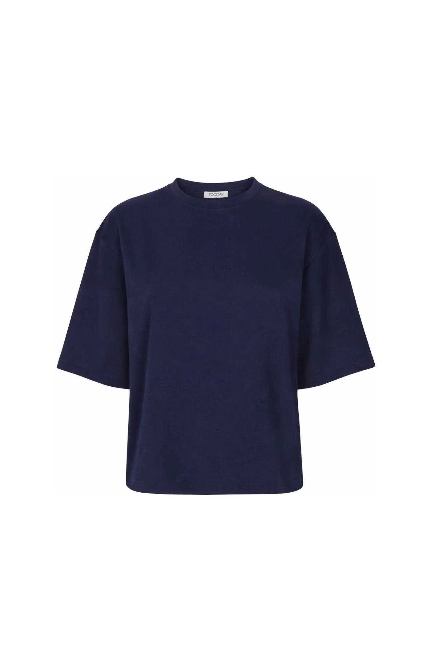 TOODAY TD126-143 AZRA BOXY T-SHIRT-dark sapphire