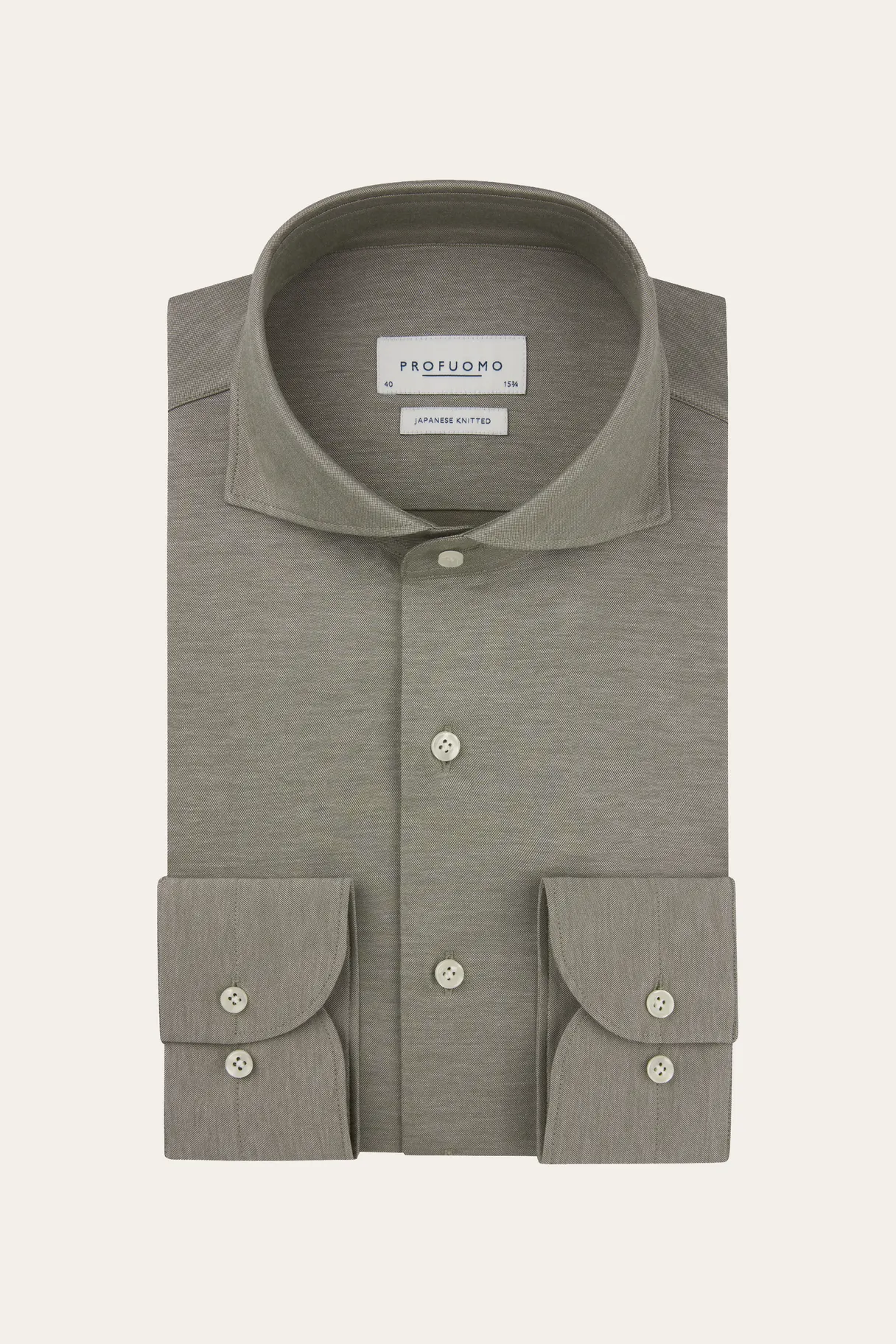 PROFUOMO PPXH30020B Bruin Japanese knitted shirt
