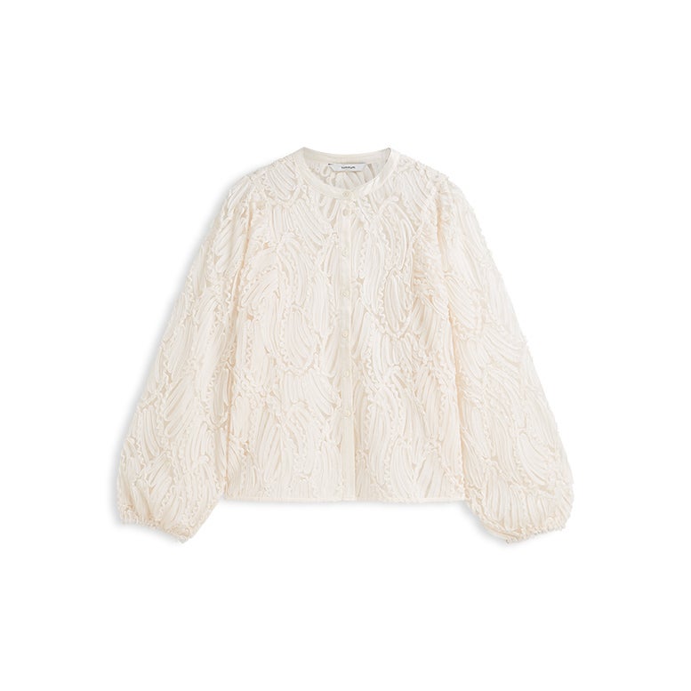 SUMMUM Blouse 3D patroon 2s3580-12581