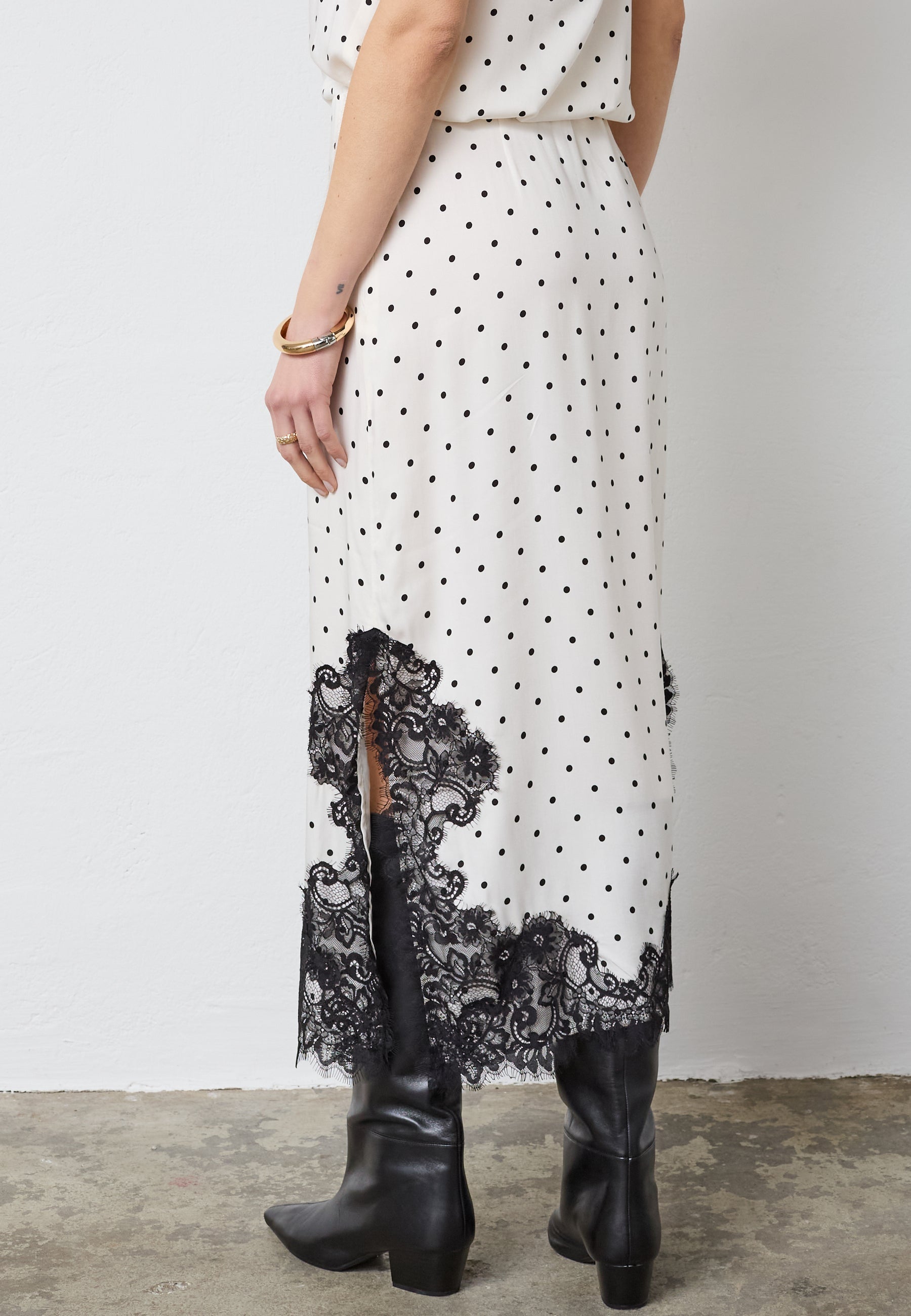 CO'COUTURE 44039 AmeliCC Dot Lace Skirt