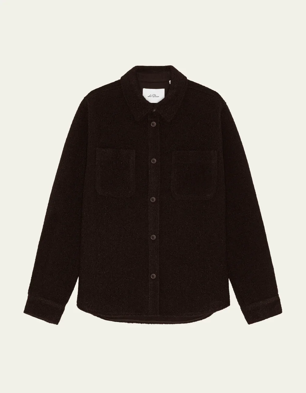 LES DEUX 1002251 BOUCLE OVERSHIRT bruin