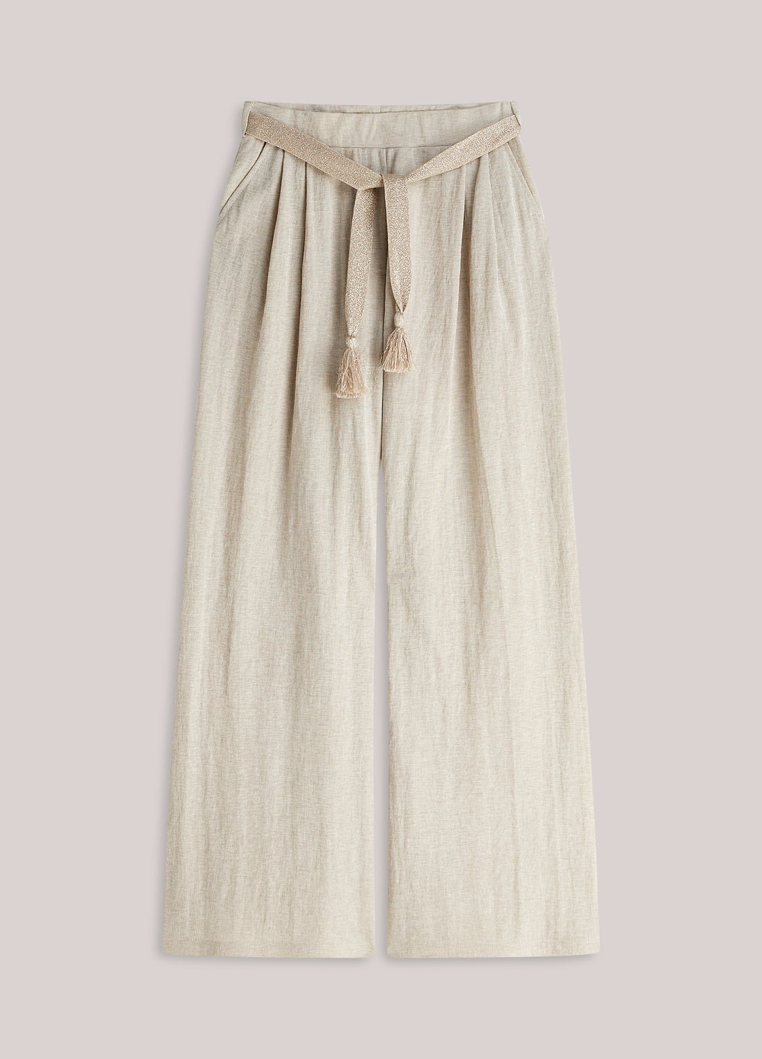 SUMMUM 4s2972-30761 Jersey broek linnenlook