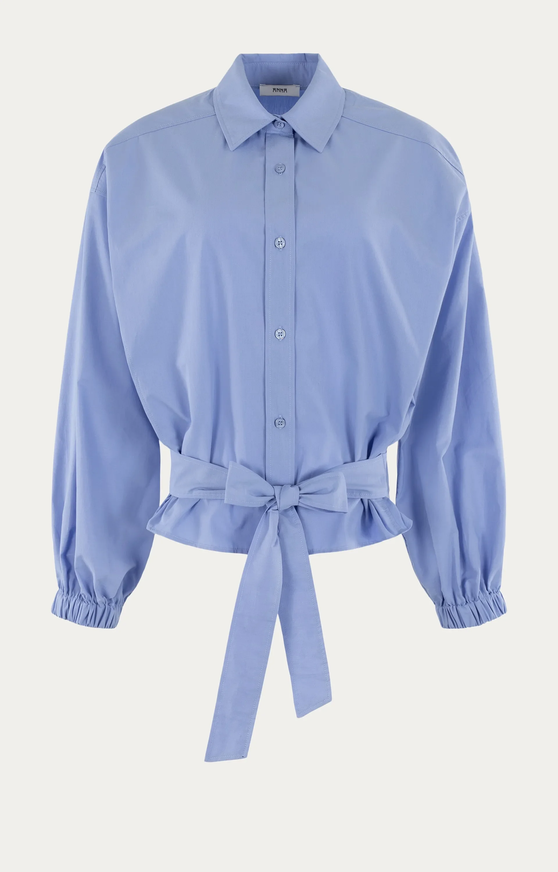 ANNA 48a05-03516H Blouse met strikcentuur