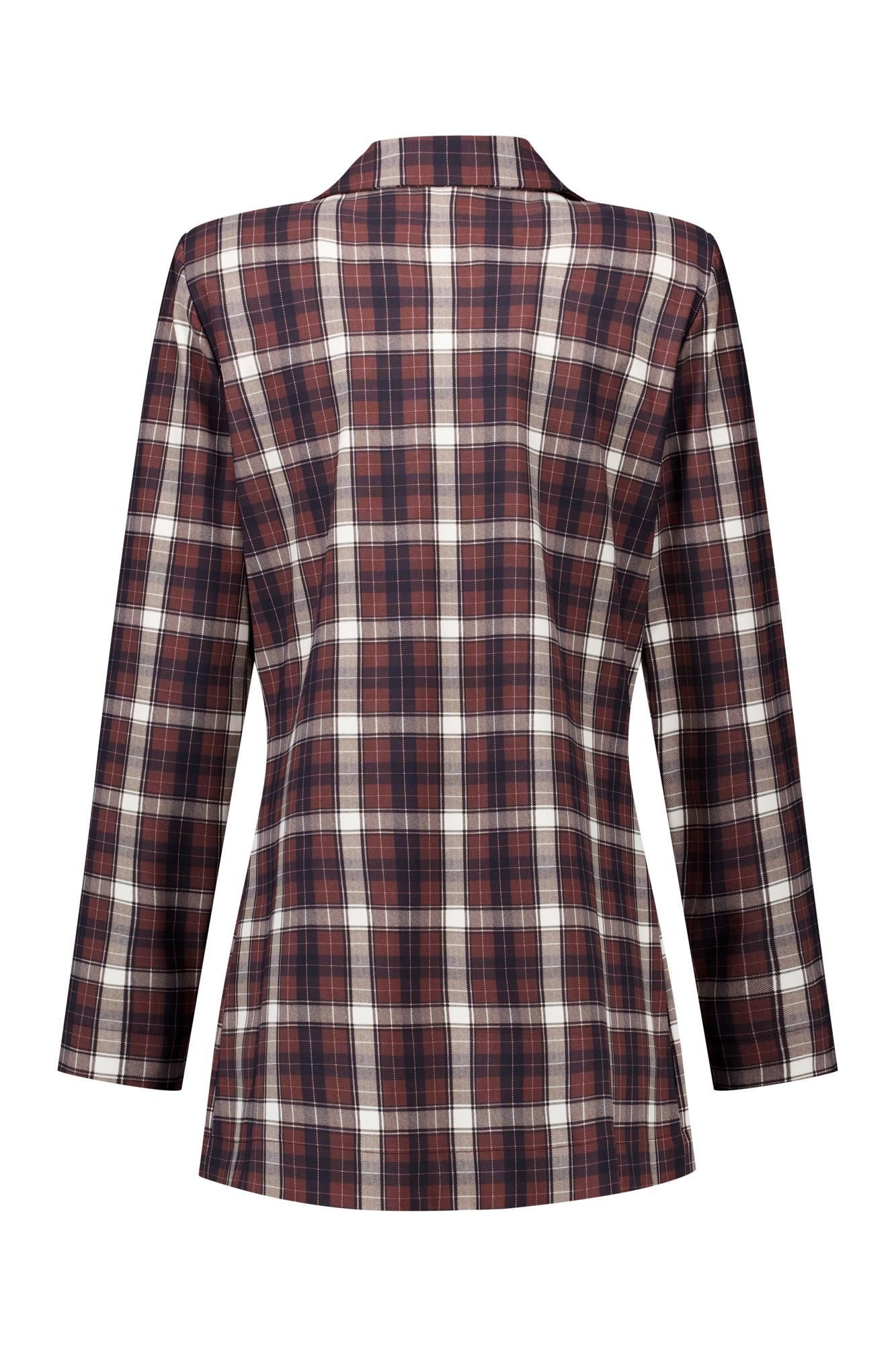 STUDIO ANNELOES 14120 Cinta check blazer
