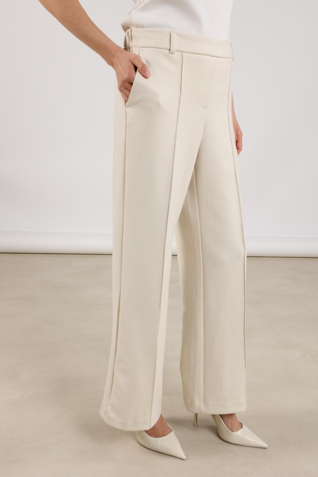 NUKUS NKS09008 Jill Pants Scuba - Off white