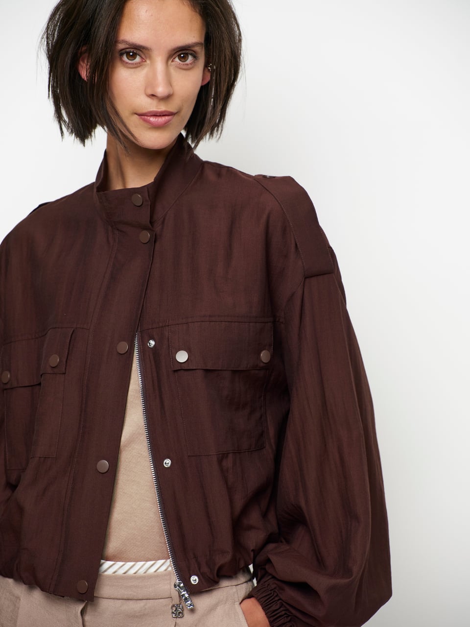 261251 Mindy SheerCrop Jacket