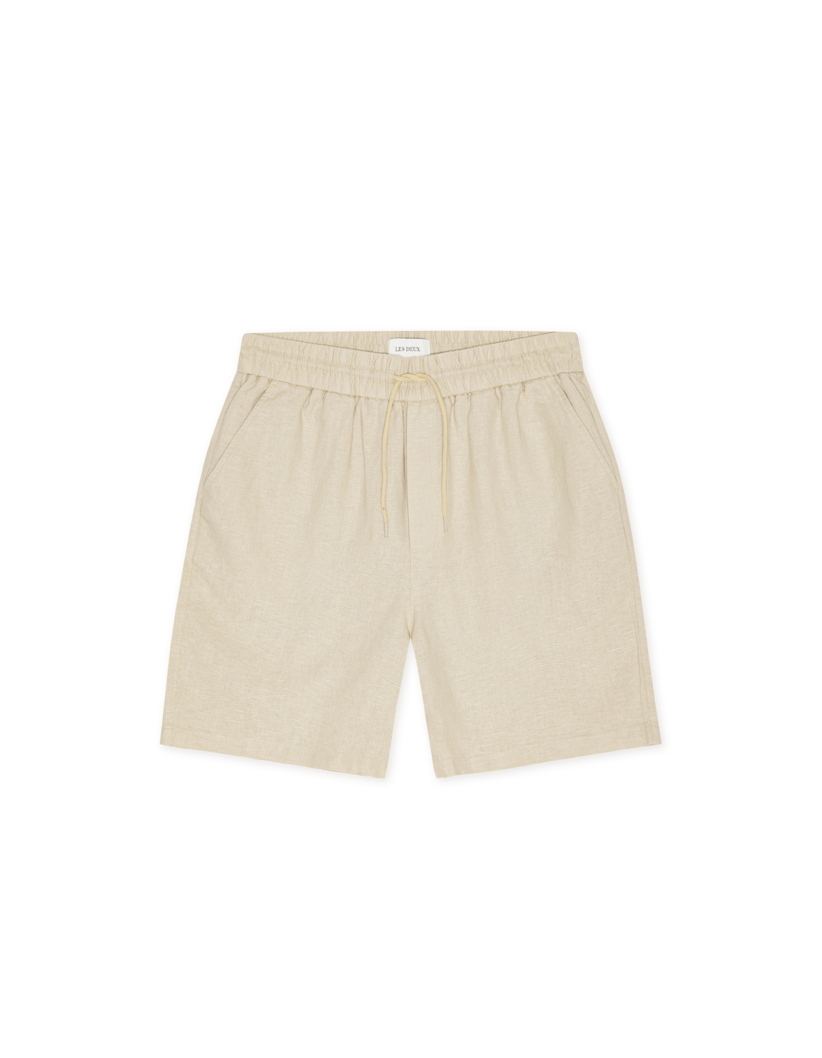 LES DEUX Drawstring Linen Short 1001863 - Light Sand