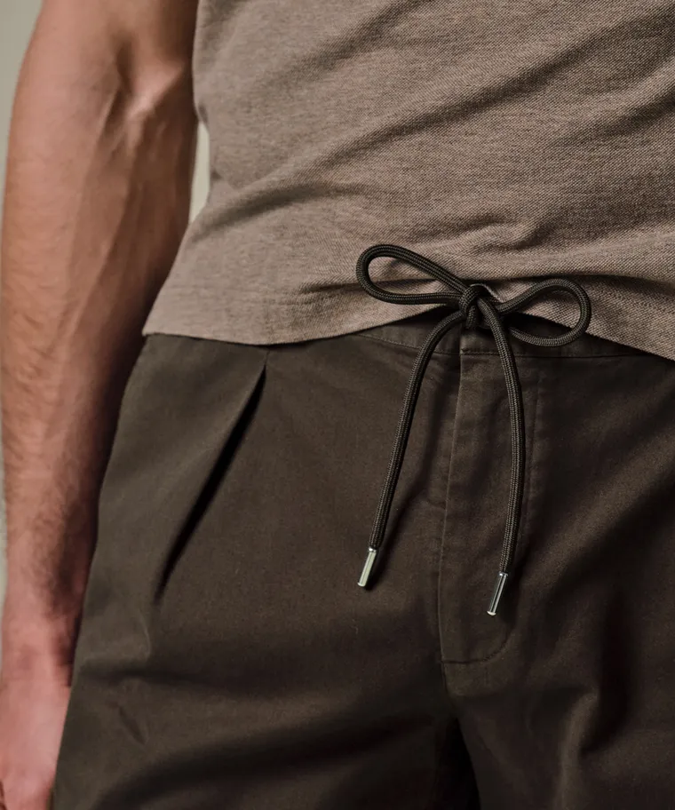 PROFUOMO PPXQ10002A DYE SHORT SPORTCORD-D.Brown