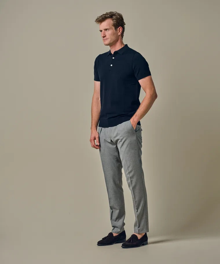 PROFUOMO PP2D00001A Luxury Basic POLO SS-Navy