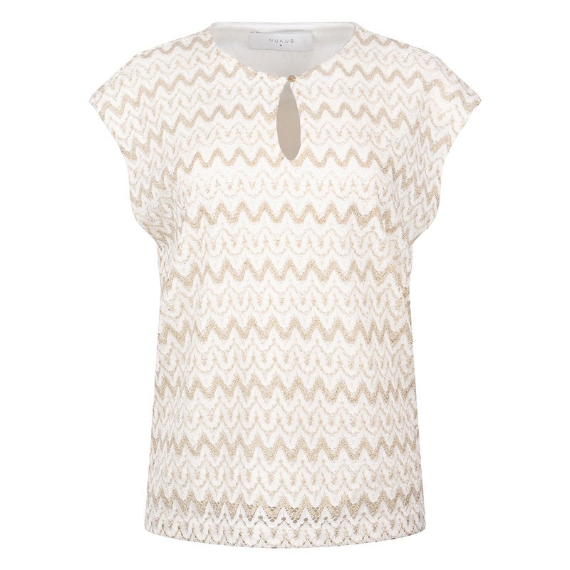 NUKUS NKS01177 Fallon Top Zigzag
