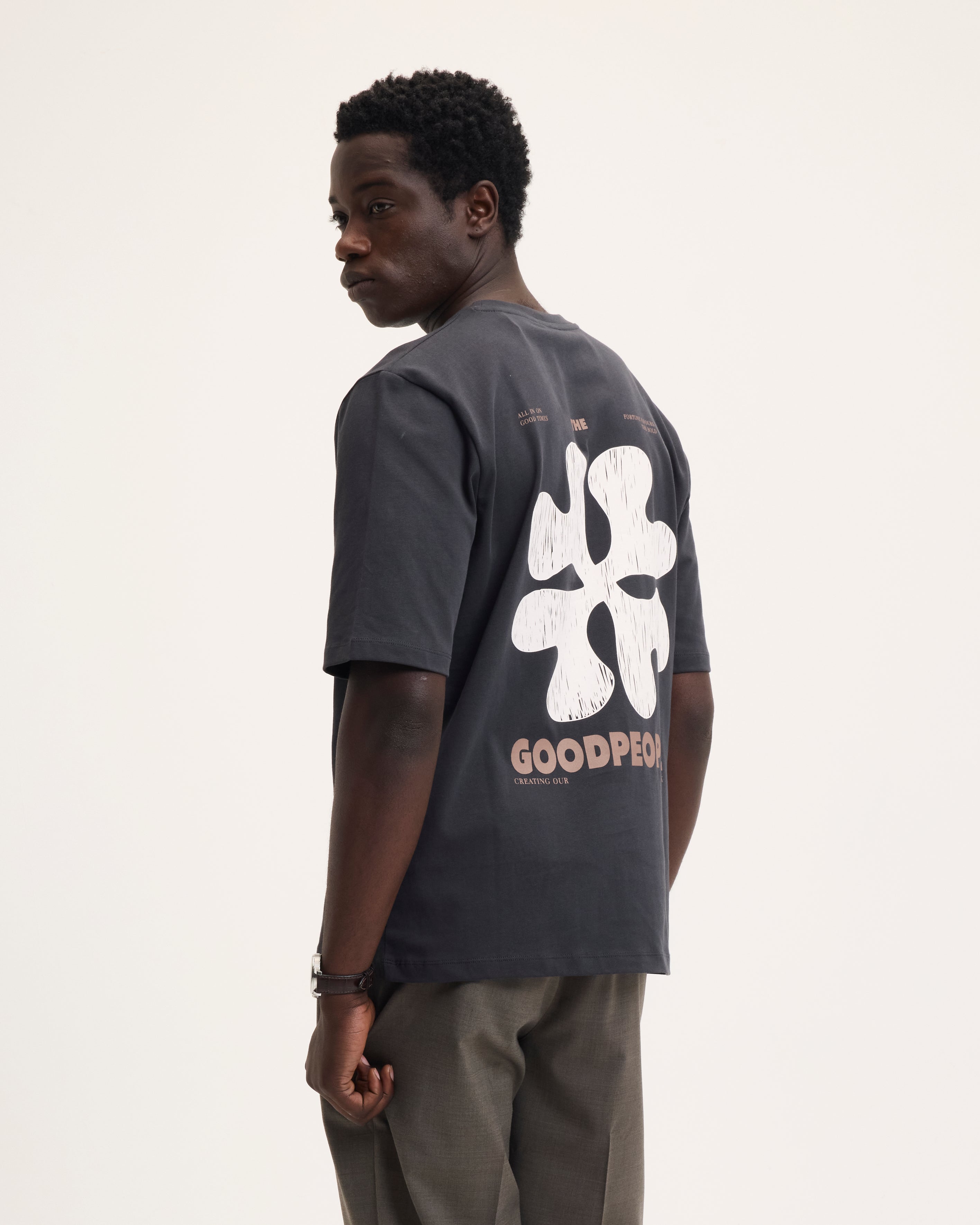 THE GOODPEOPLE TEX 26020903 t-shirt grijs