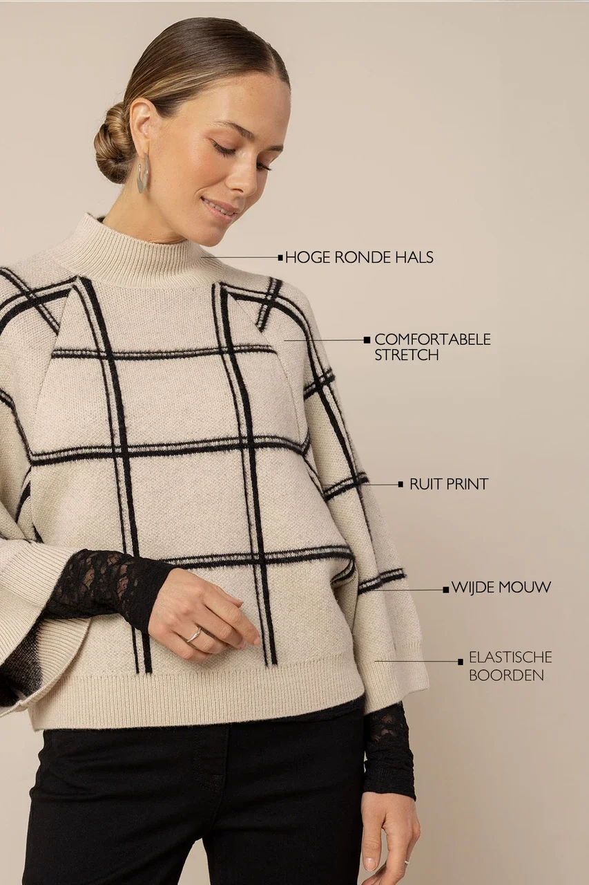 STUDIO ANNELOES 14324 Cecile check pull