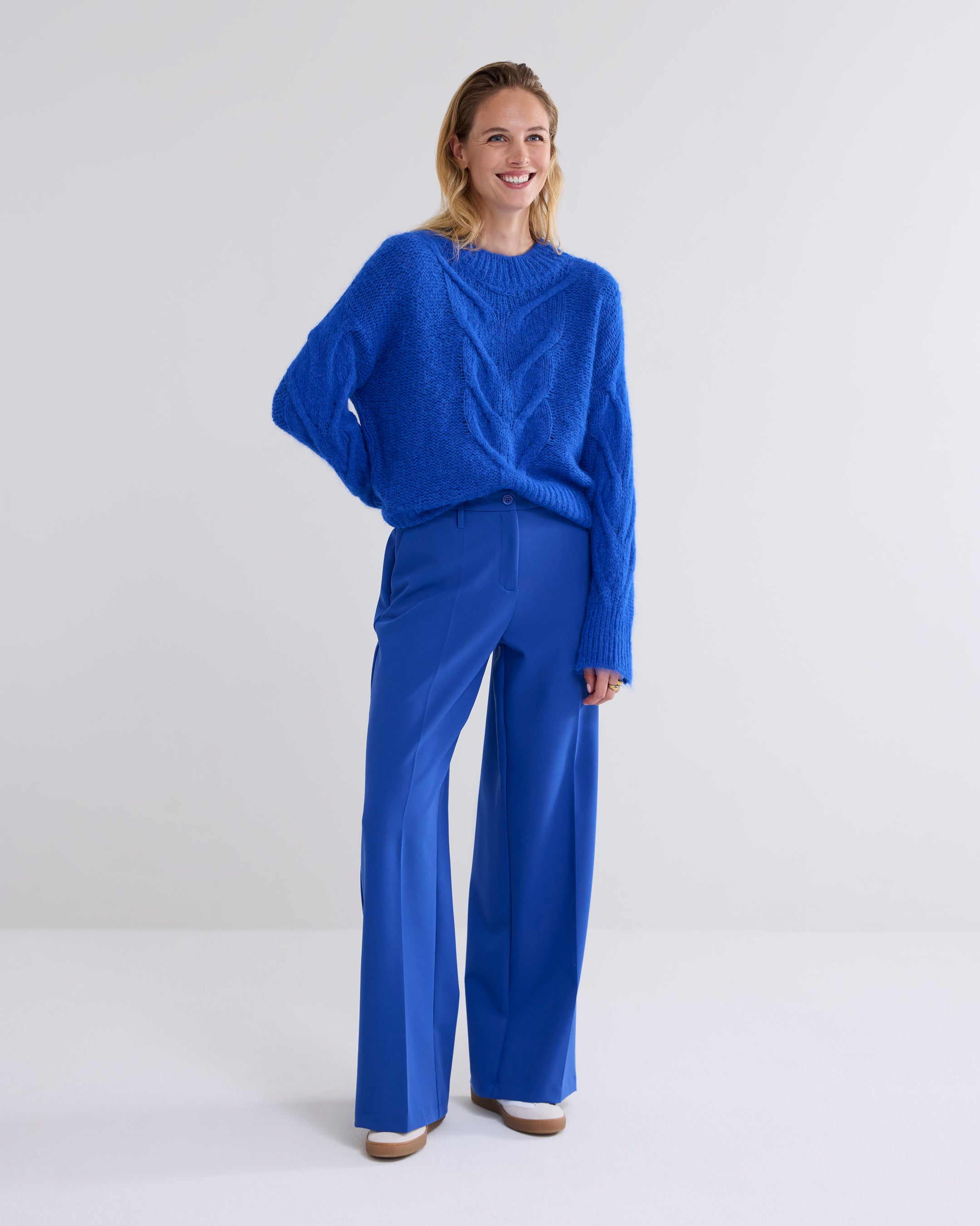 SUMMUM 4s2369-11680 Pantalon-Royal blue