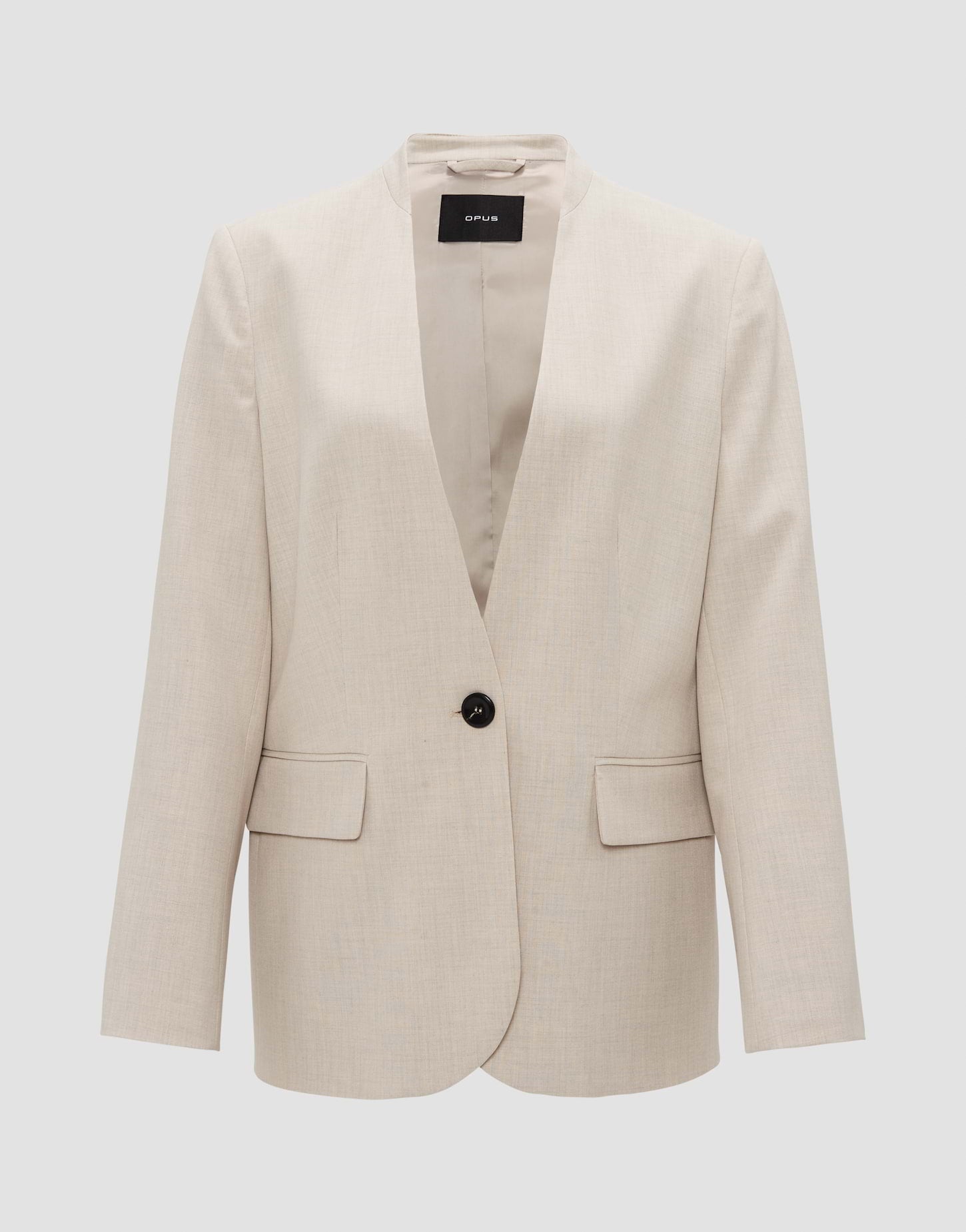 OPUS Beige Blazer 10302712392275 Jalma