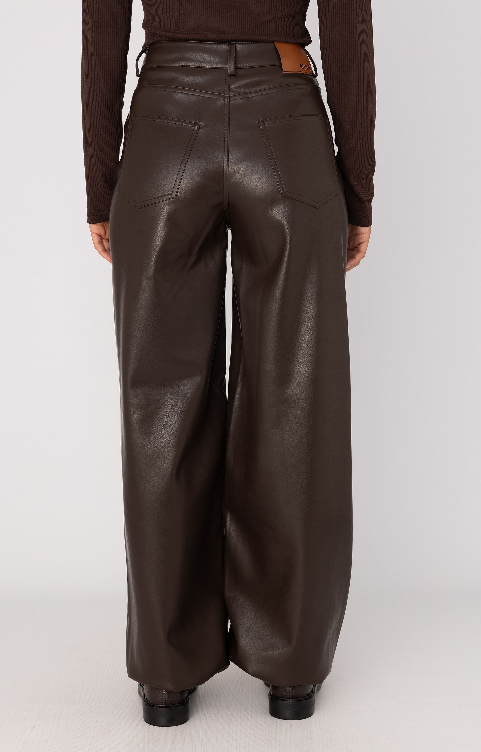 ANNA 80a02-03515 Broek Fake Leather