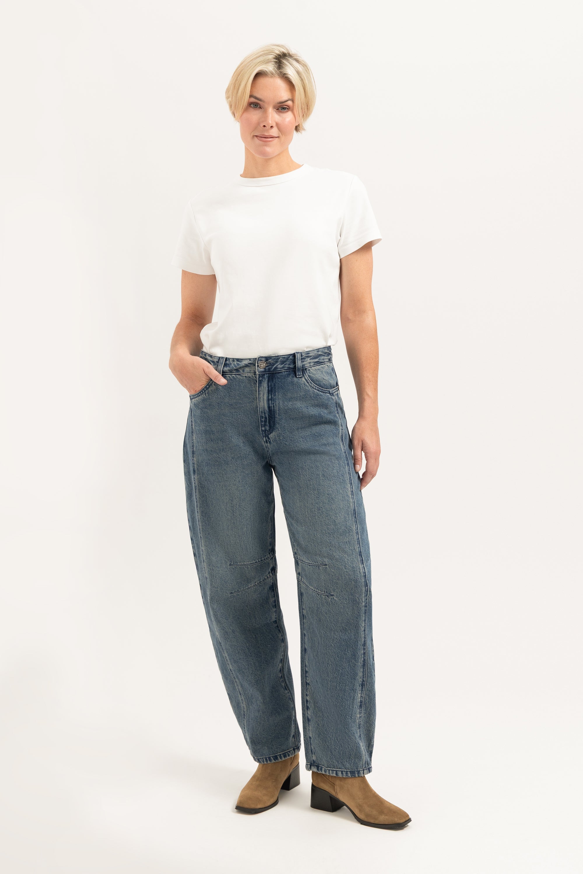 FLORÈZ CR0291 Simmy barrel jeans