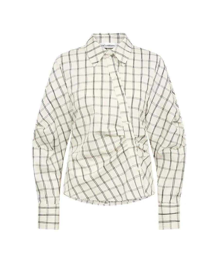 CO'COUTURE 500183 BisoCC AsymCheck Shirt