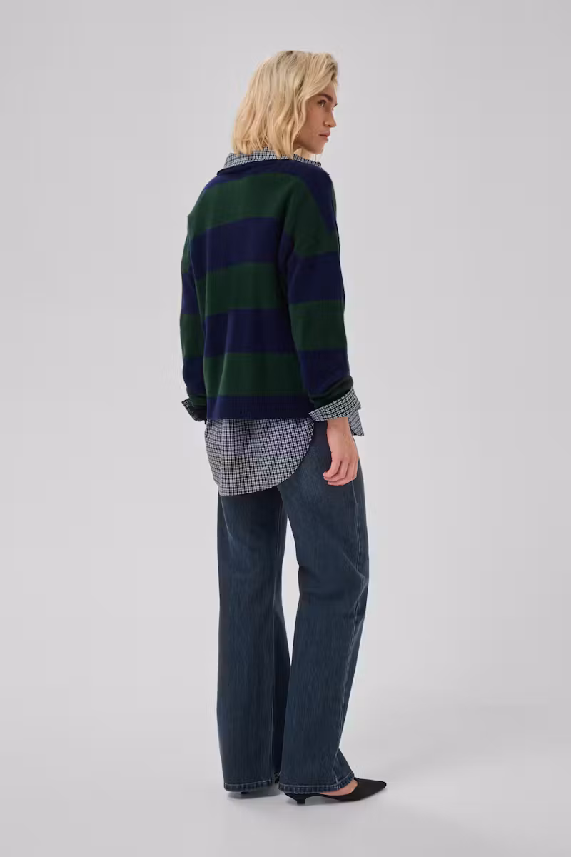 My Essential Wardrobe 10705697 MWJola Knit Polo Pull