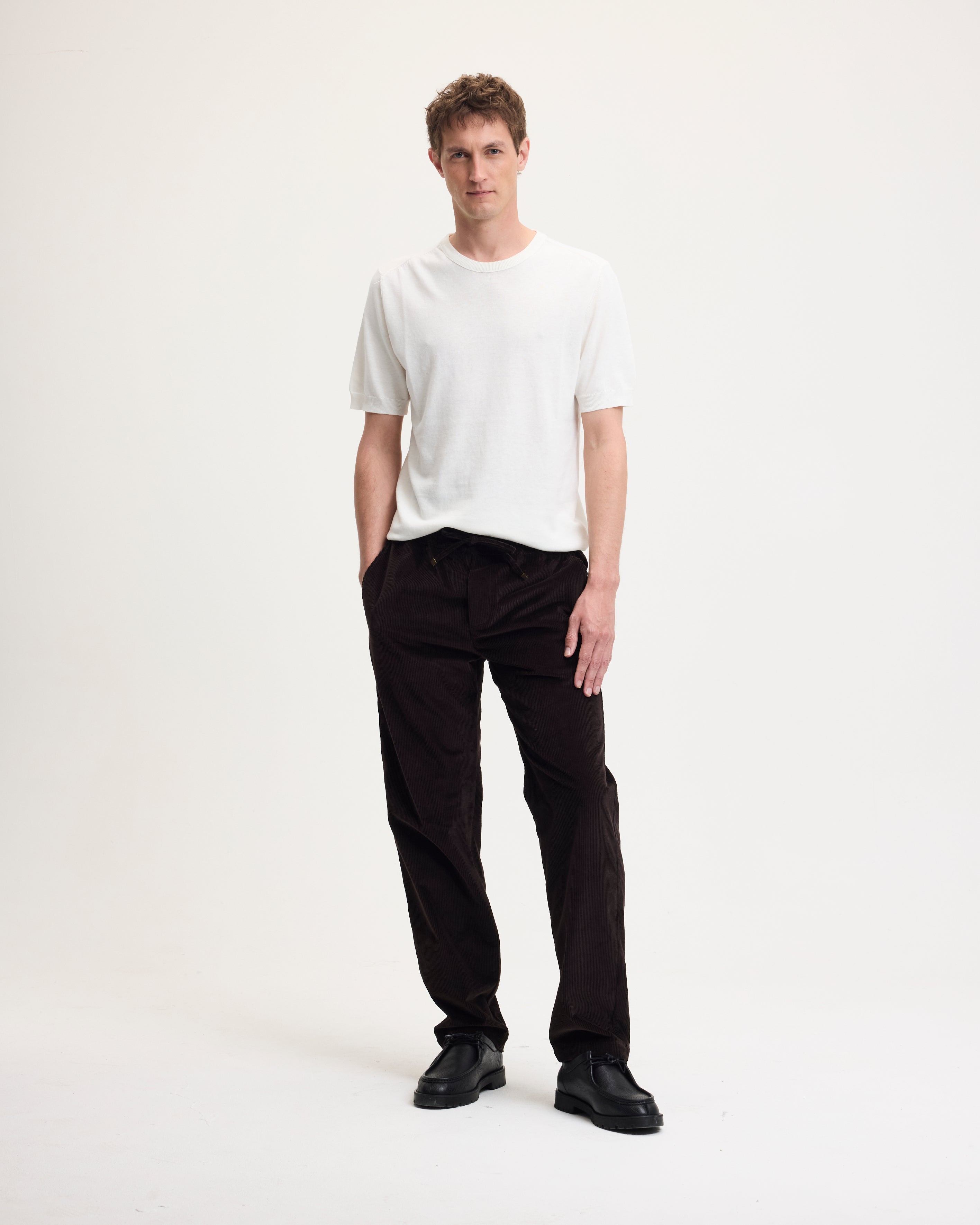 THE GOODPEOPLE BOB 26020508 broek corduroy bruin