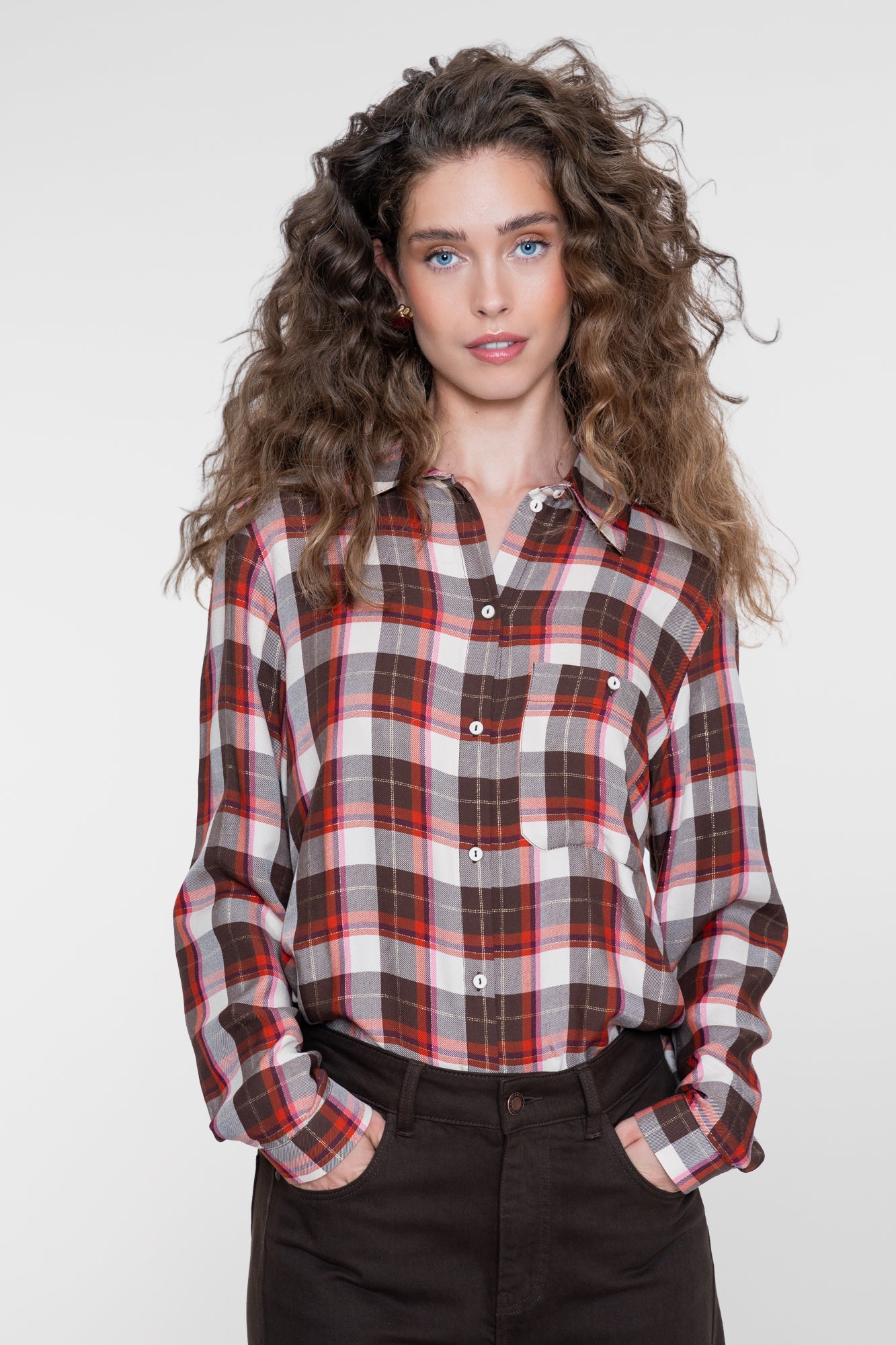 GEISHA 63664-20 Geblokte Blouse