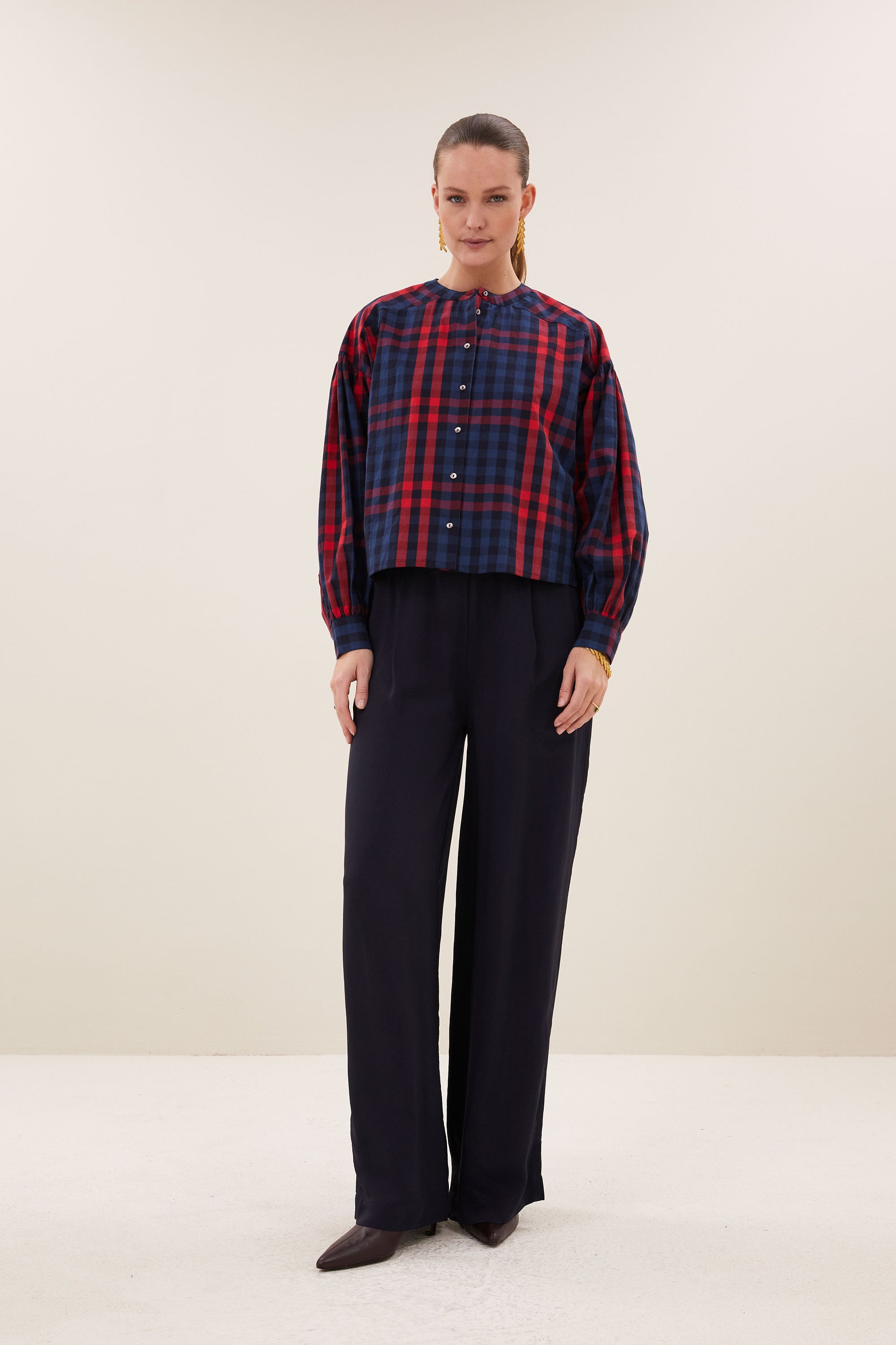 BY-BAR 26412013 ella red check